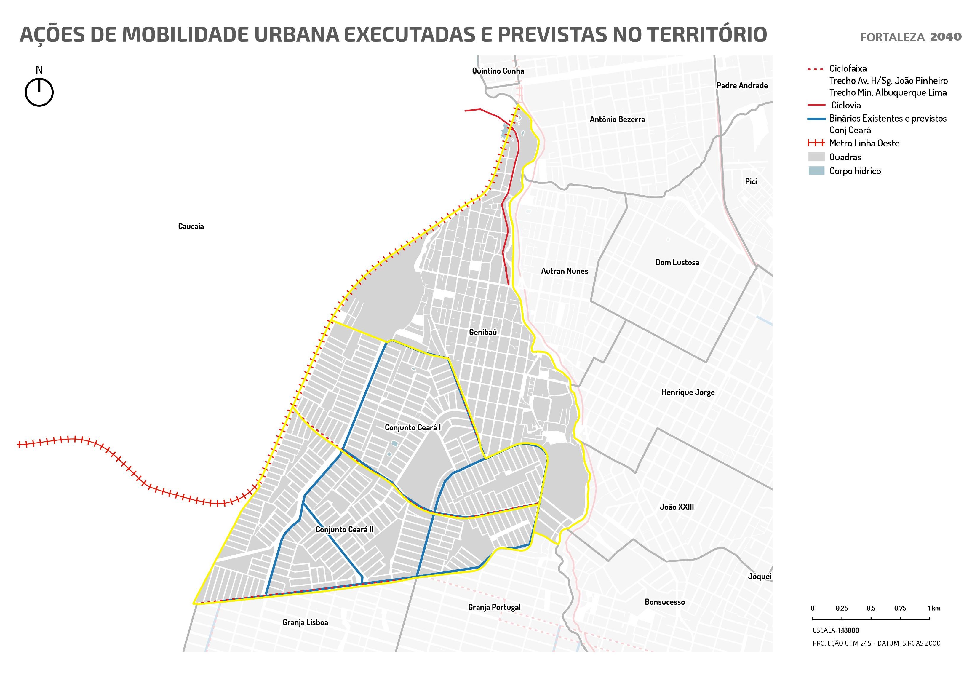 Fóruns Territoriais de Fortaleza - Mapa dos Fóruns Territoriais