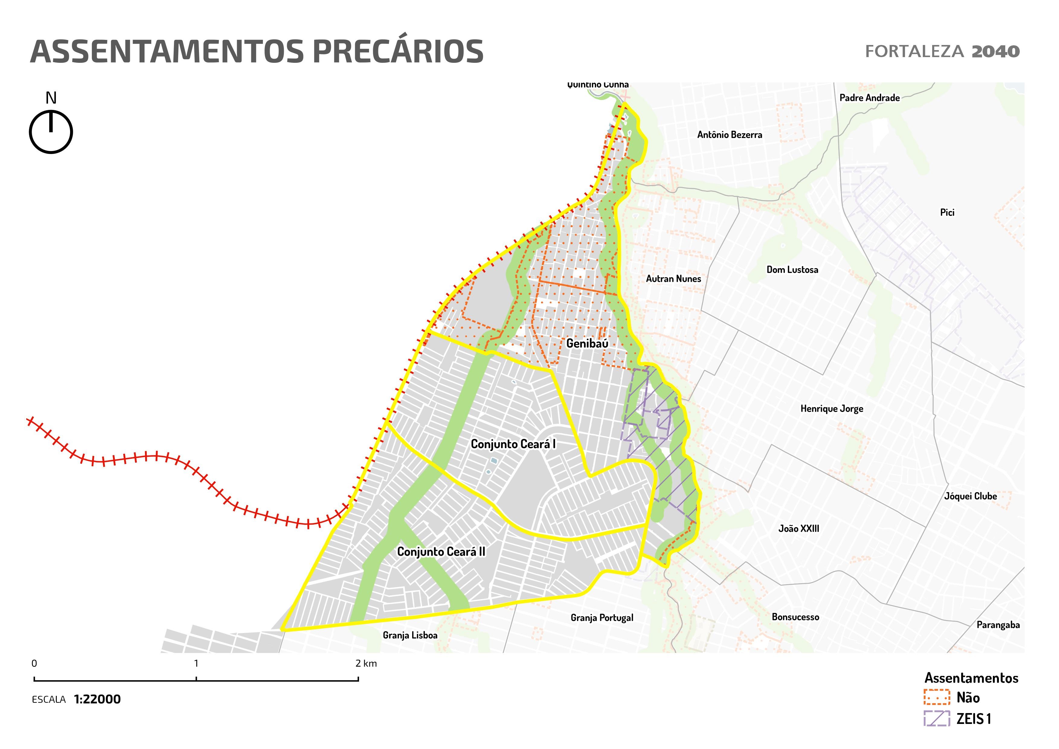 Fóruns Territoriais de Fortaleza - Mapa dos Fóruns Territoriais