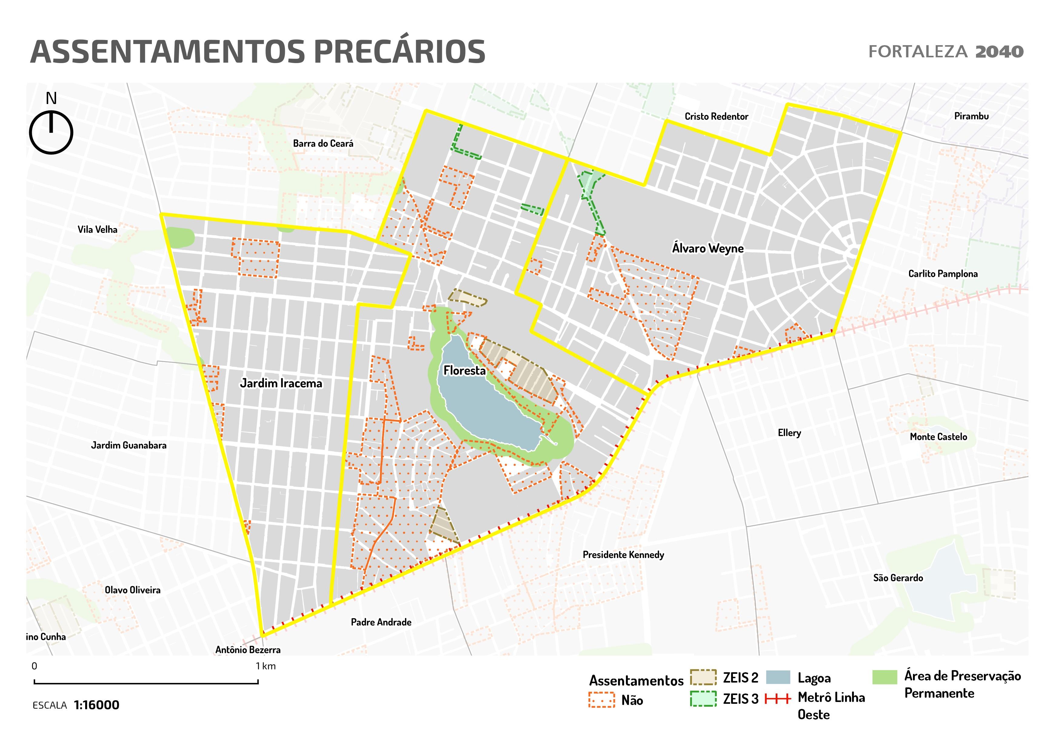 Fóruns Territoriais de Fortaleza - Mapa dos Fóruns Territoriais