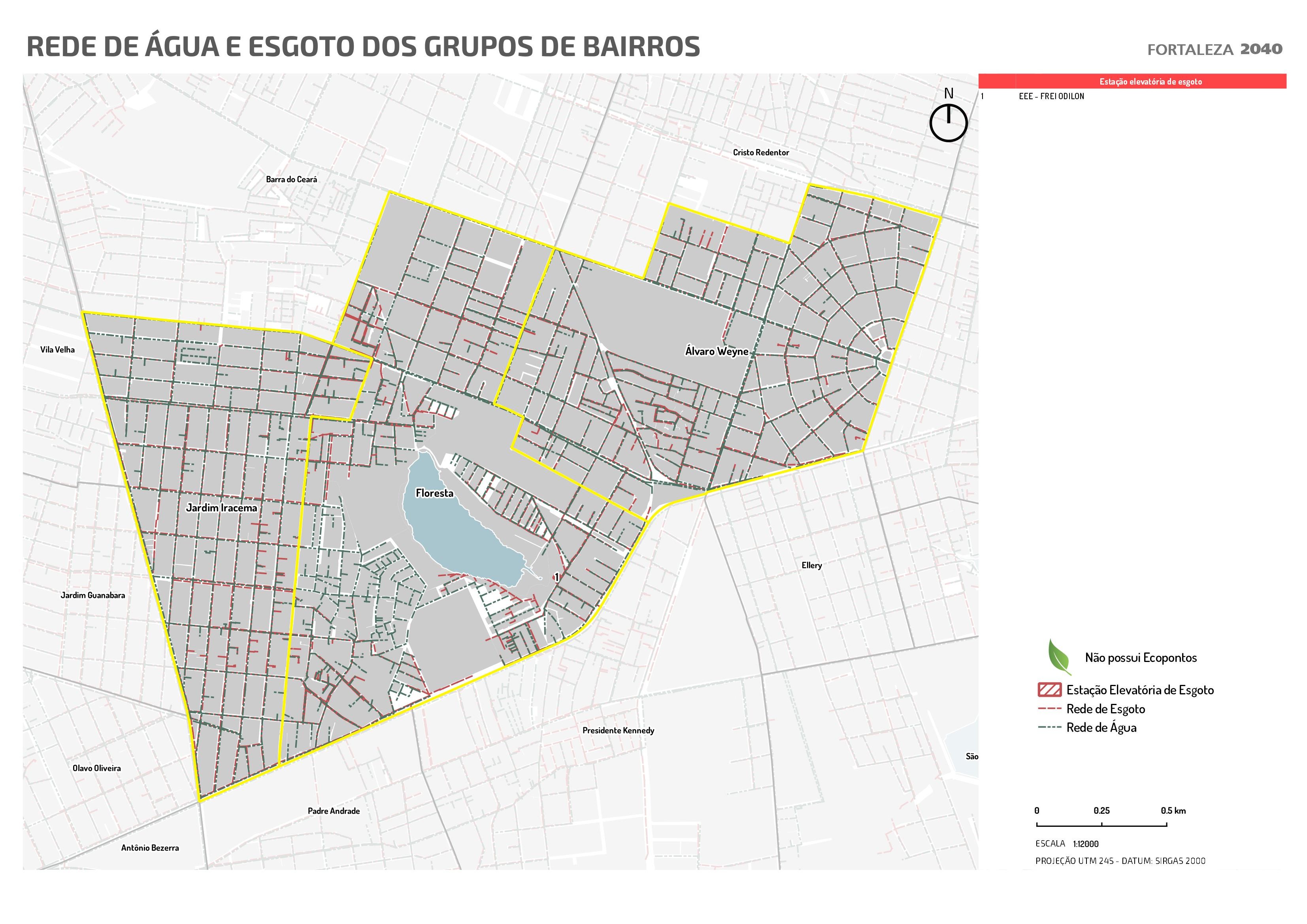 Fóruns Territoriais de Fortaleza - Mapa dos Fóruns Territoriais