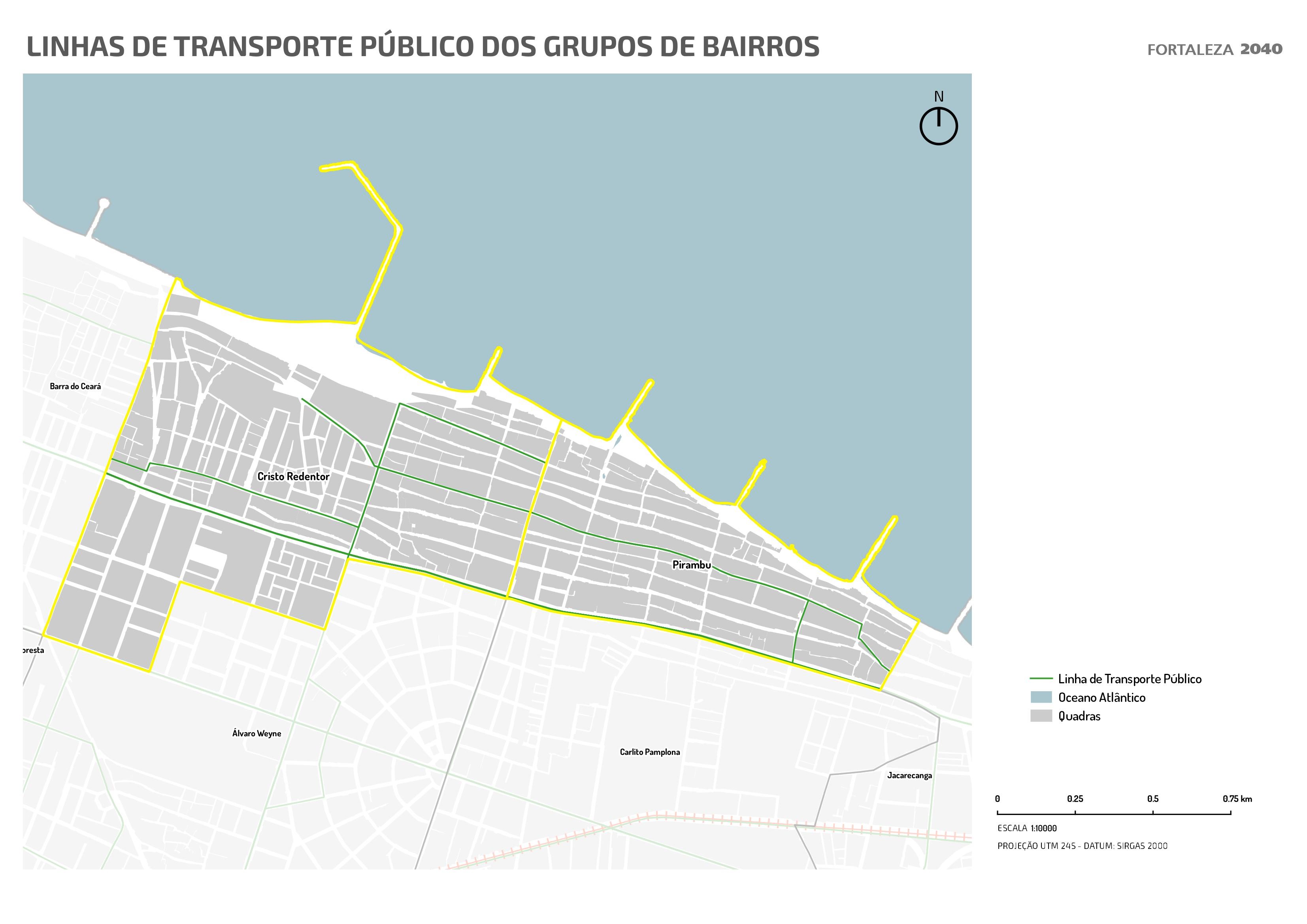 Fóruns Territoriais de Fortaleza - Mapa dos Fóruns Territoriais