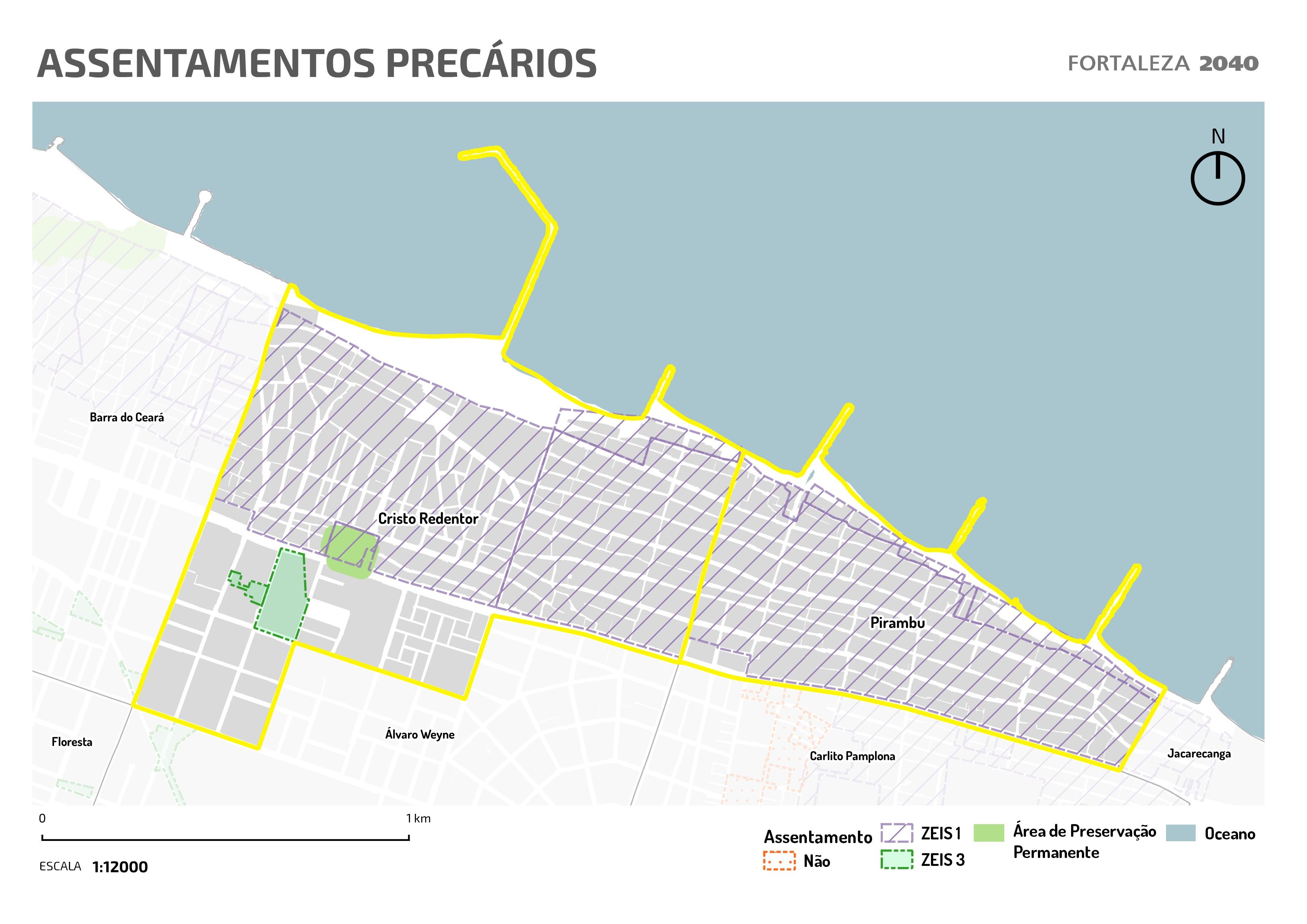 Fóruns Territoriais de Fortaleza - Mapa dos Fóruns Territoriais