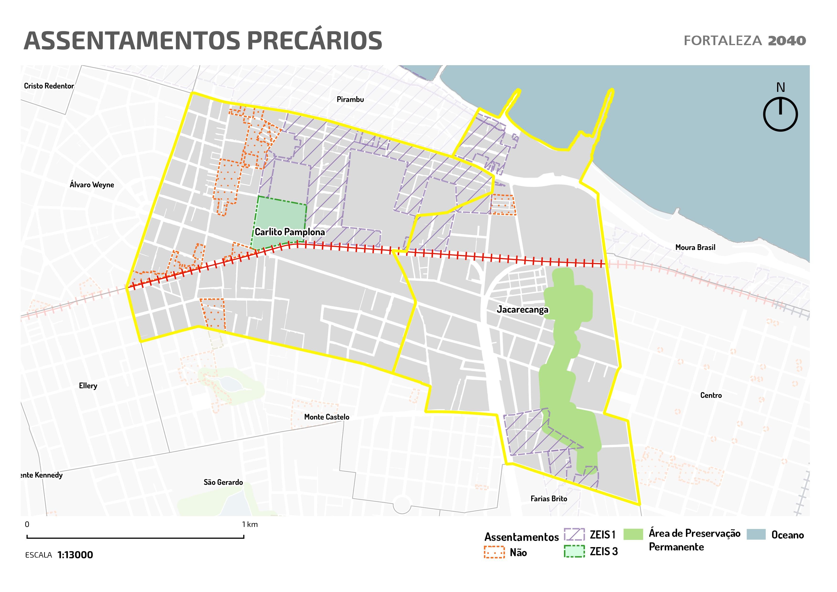 Fóruns Territoriais de Fortaleza - Mapa dos Fóruns Territoriais