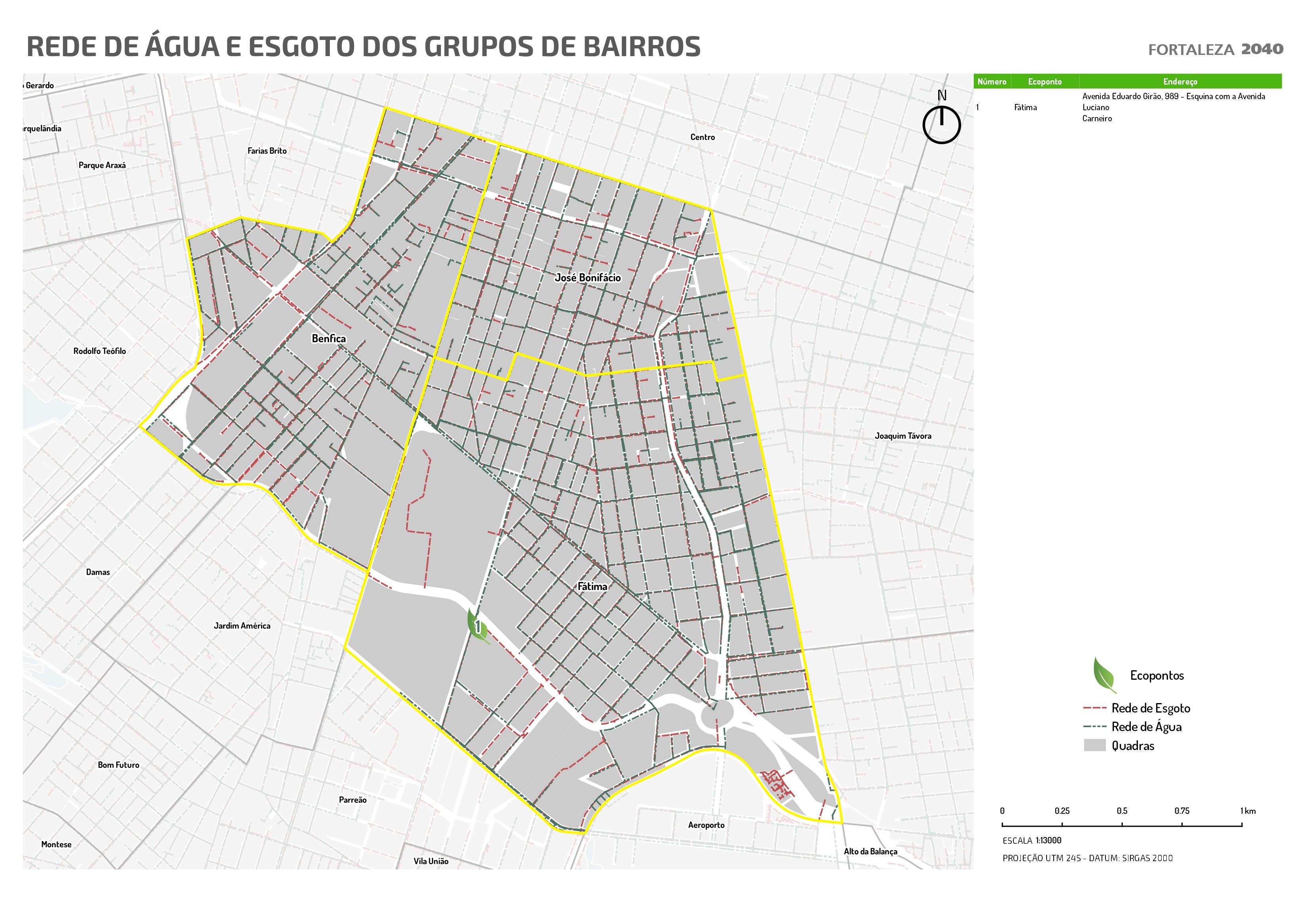 Fóruns Territoriais de Fortaleza - Mapa dos Fóruns Territoriais