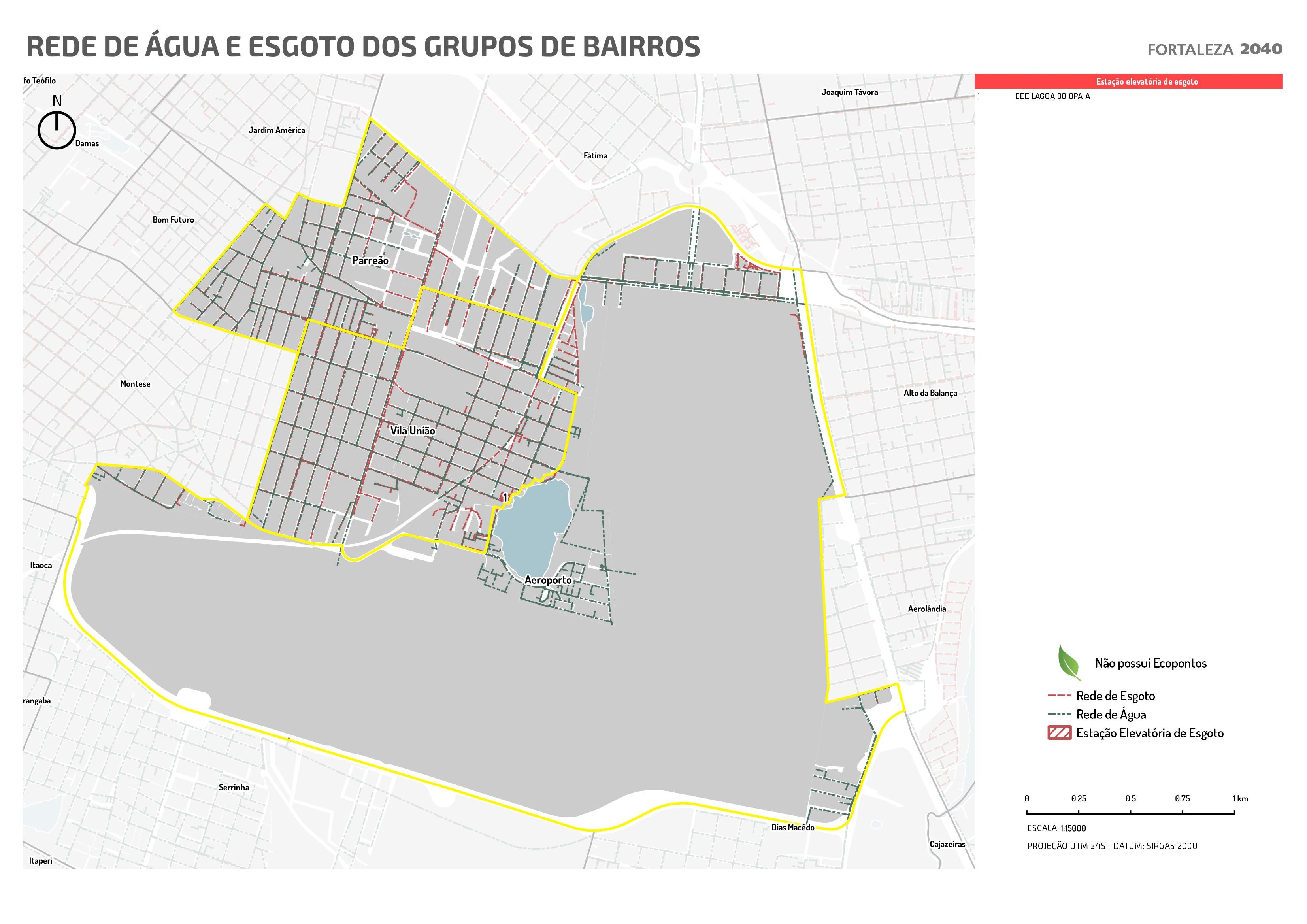 Fóruns Territoriais de Fortaleza - Mapa dos Fóruns Territoriais