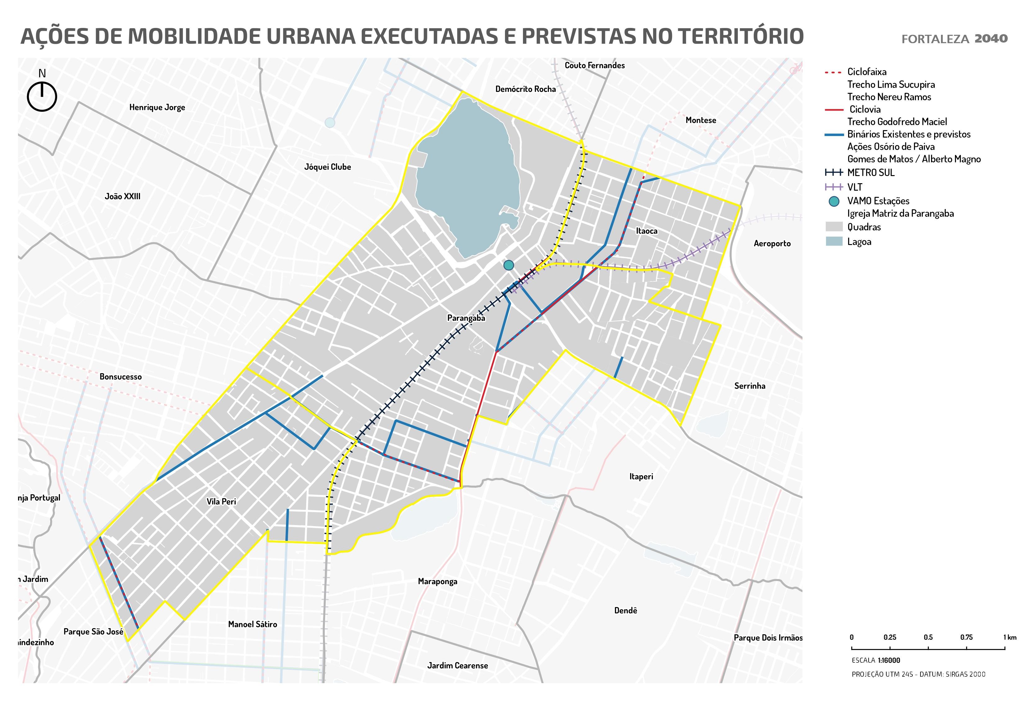 Fóruns Territoriais de Fortaleza - Mapa dos Fóruns Territoriais