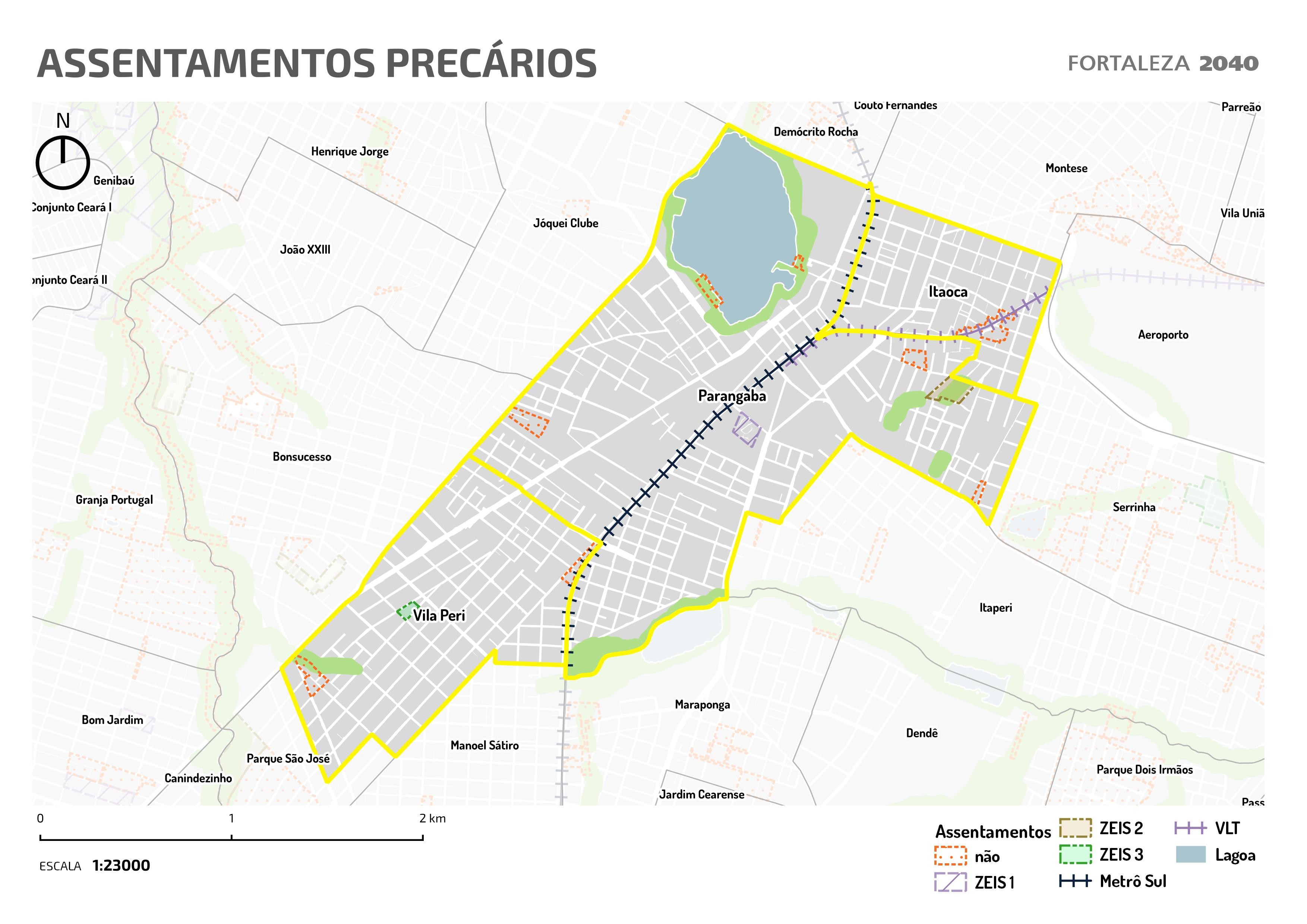 Fóruns Territoriais de Fortaleza - Mapa dos Fóruns Territoriais