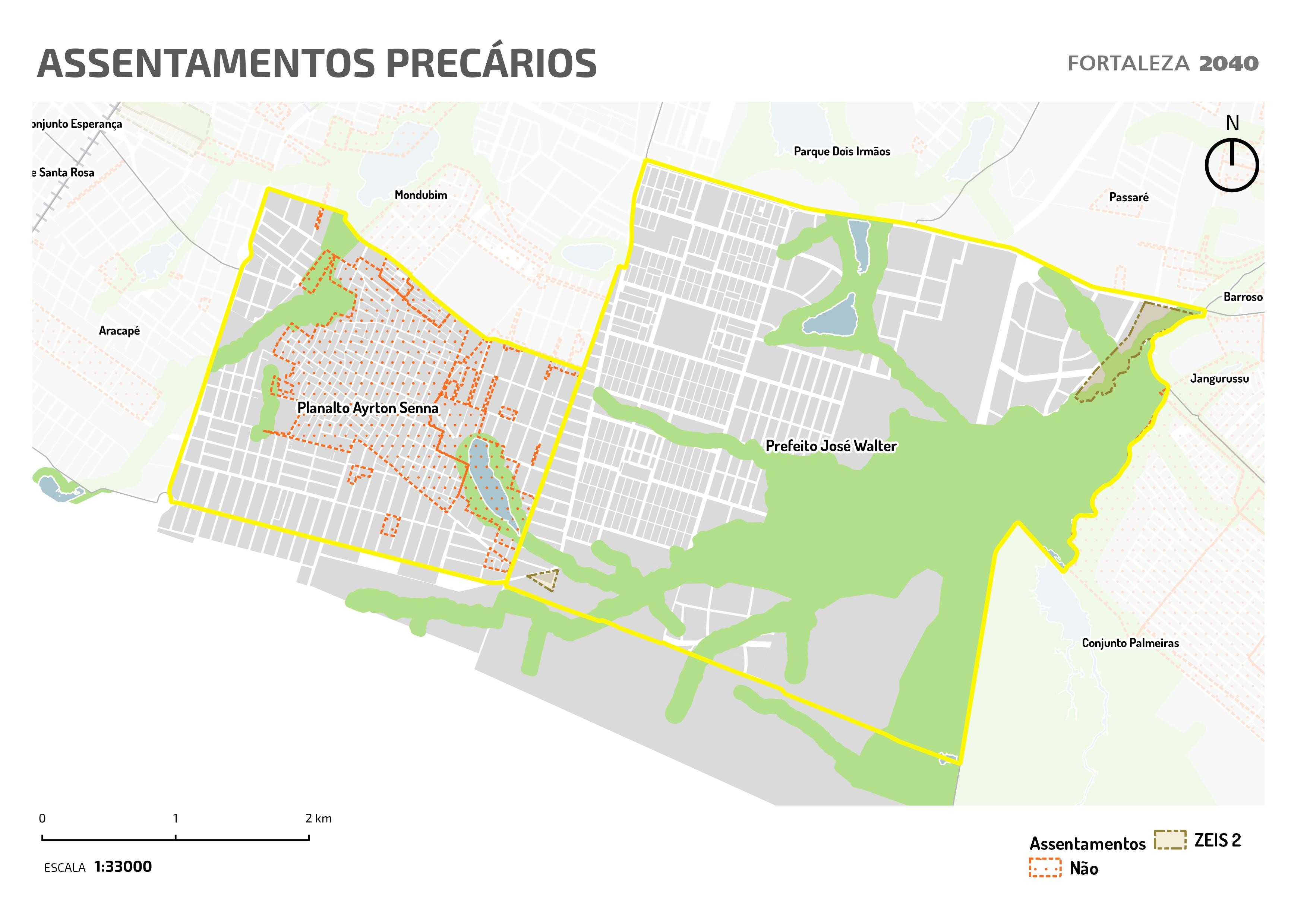 Fóruns Territoriais de Fortaleza - Mapa dos Fóruns Territoriais