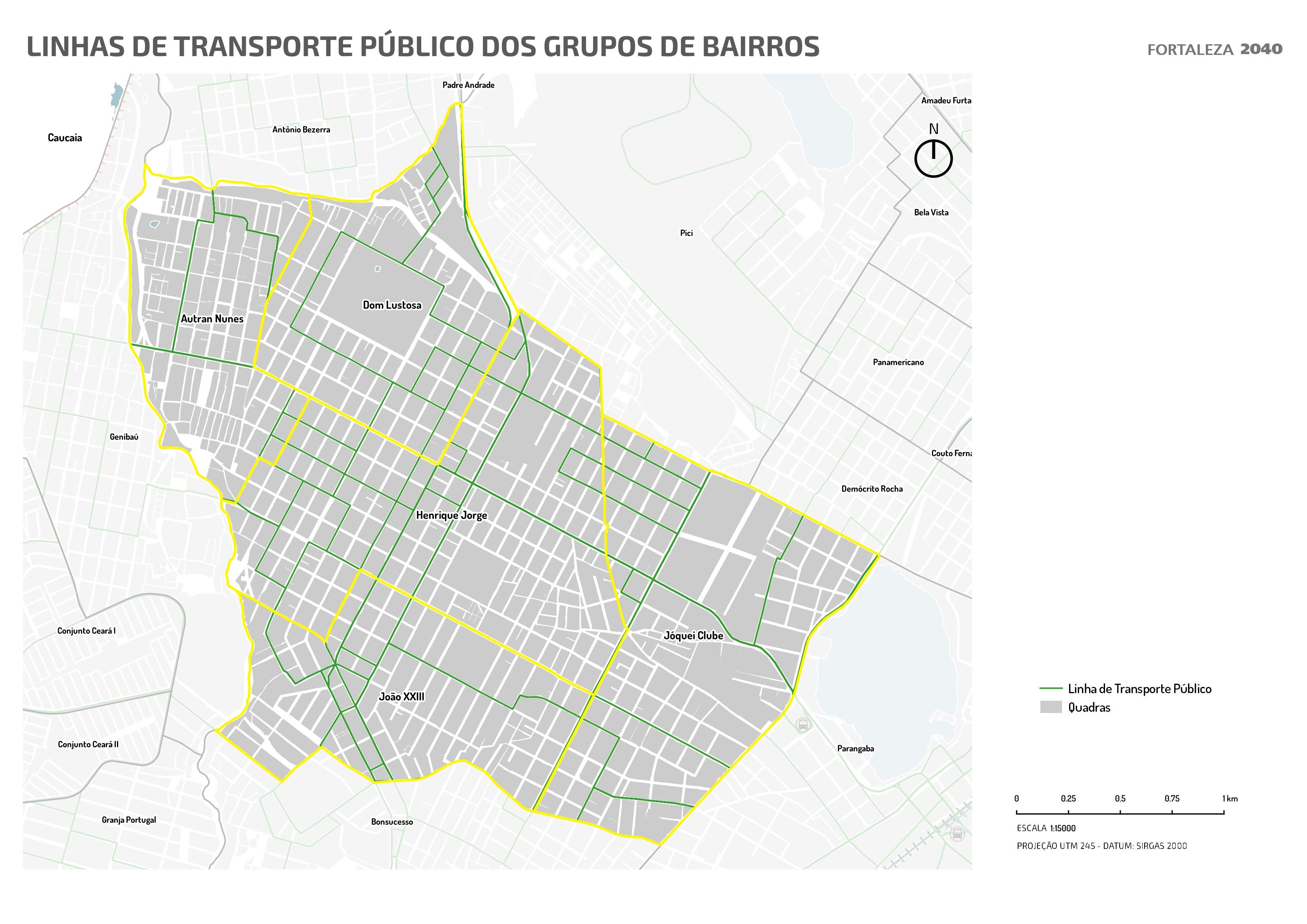 Fóruns Territoriais de Fortaleza - Mapa dos Fóruns Territoriais