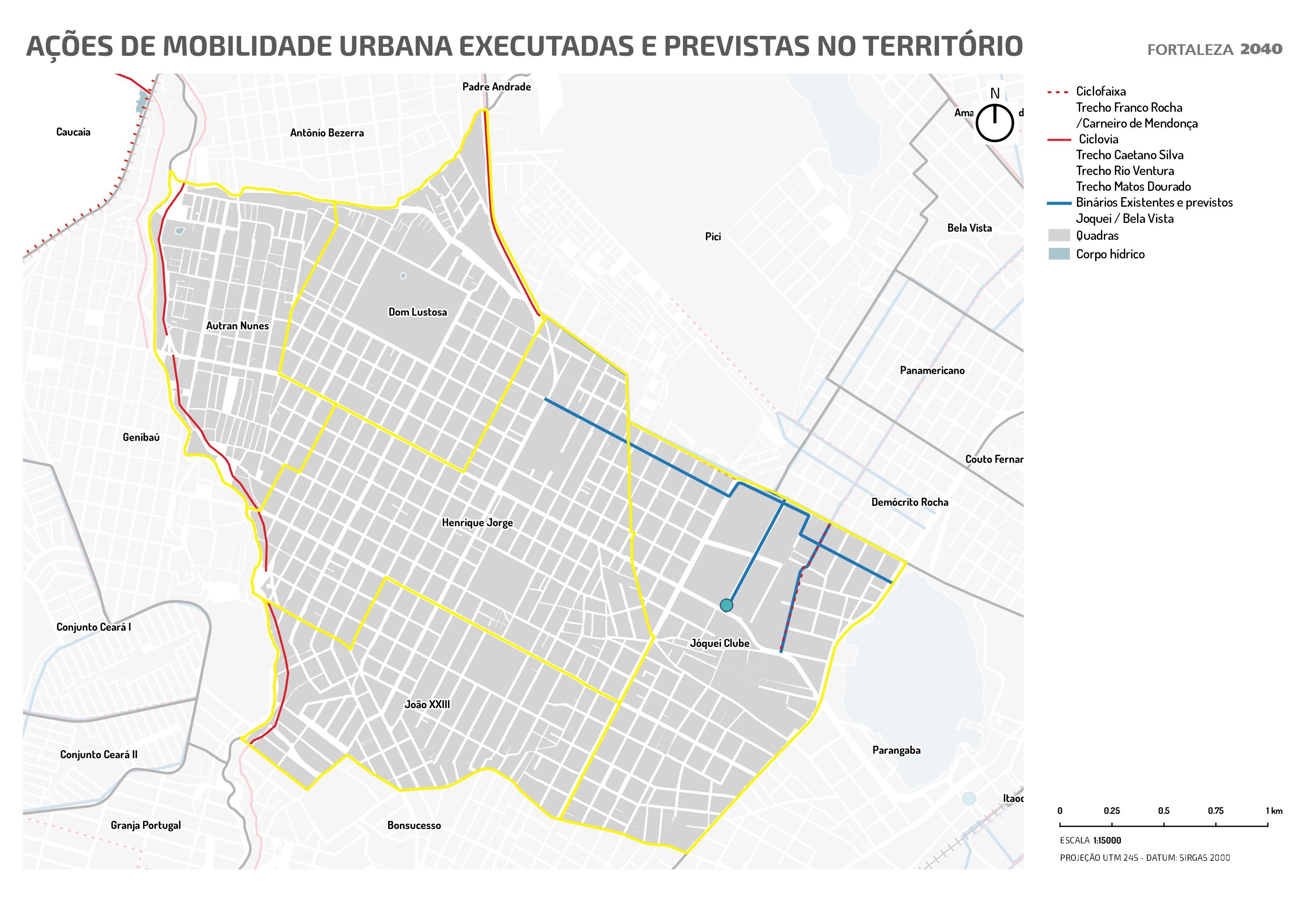 Fóruns Territoriais de Fortaleza - Mapa dos Fóruns Territoriais