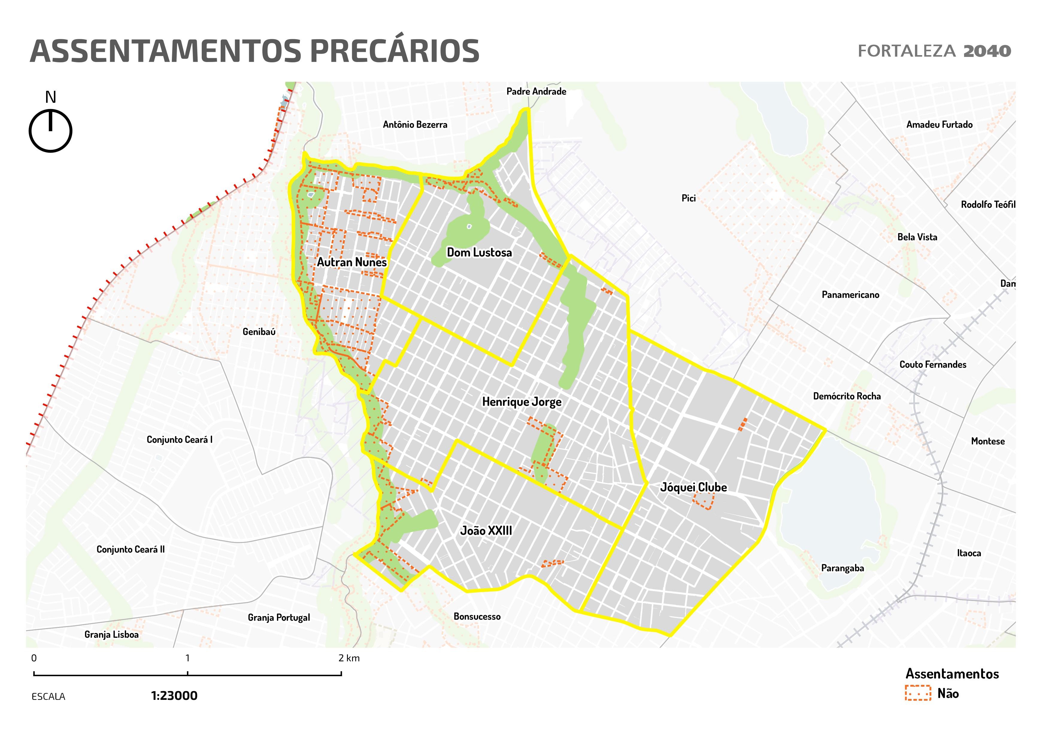 Fóruns Territoriais de Fortaleza - Mapa dos Fóruns Territoriais