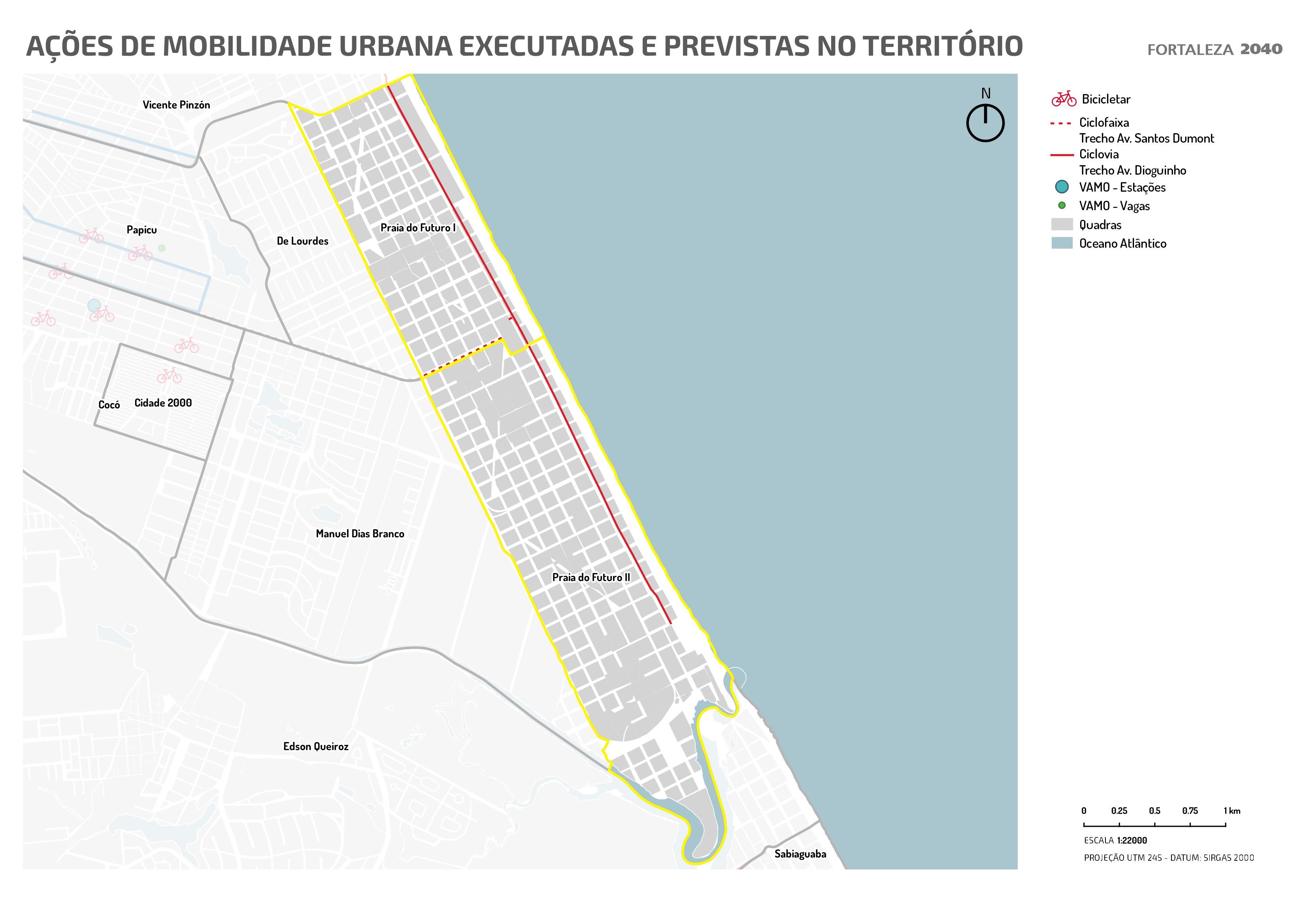 Fóruns Territoriais de Fortaleza - Mapa dos Fóruns Territoriais