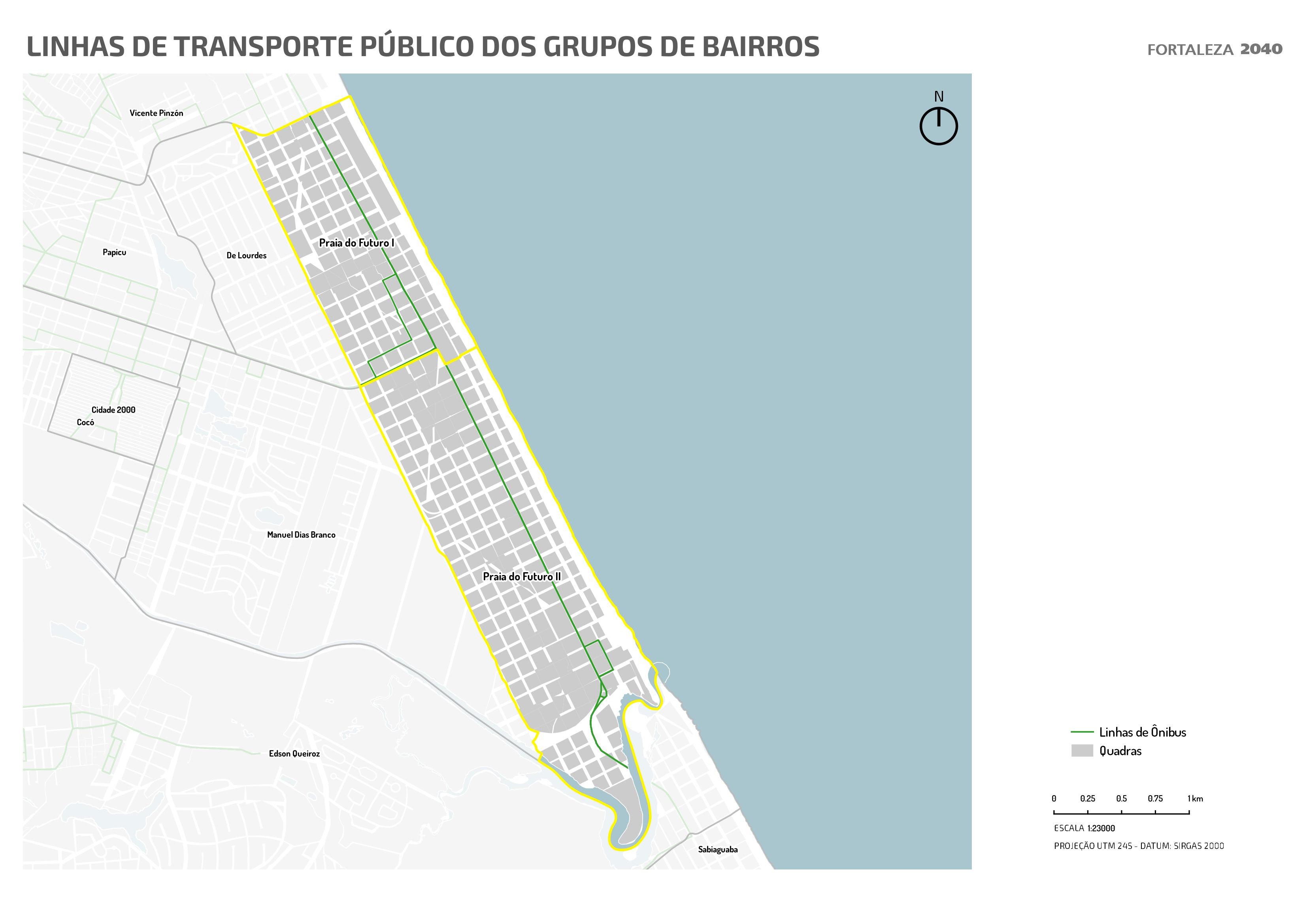 Fóruns Territoriais de Fortaleza - Mapa dos Fóruns Territoriais