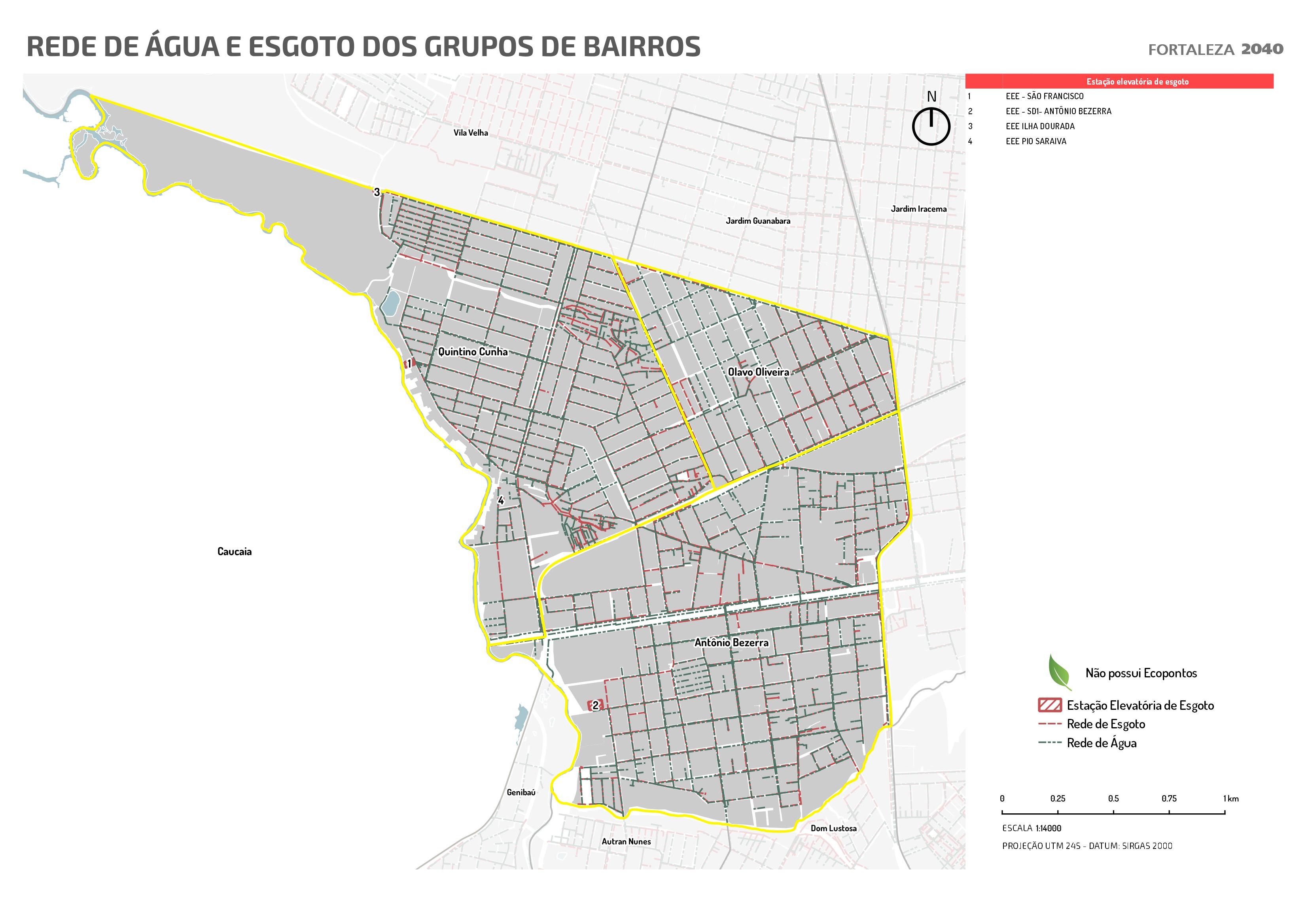 Fóruns Territoriais de Fortaleza - Mapa dos Fóruns Territoriais