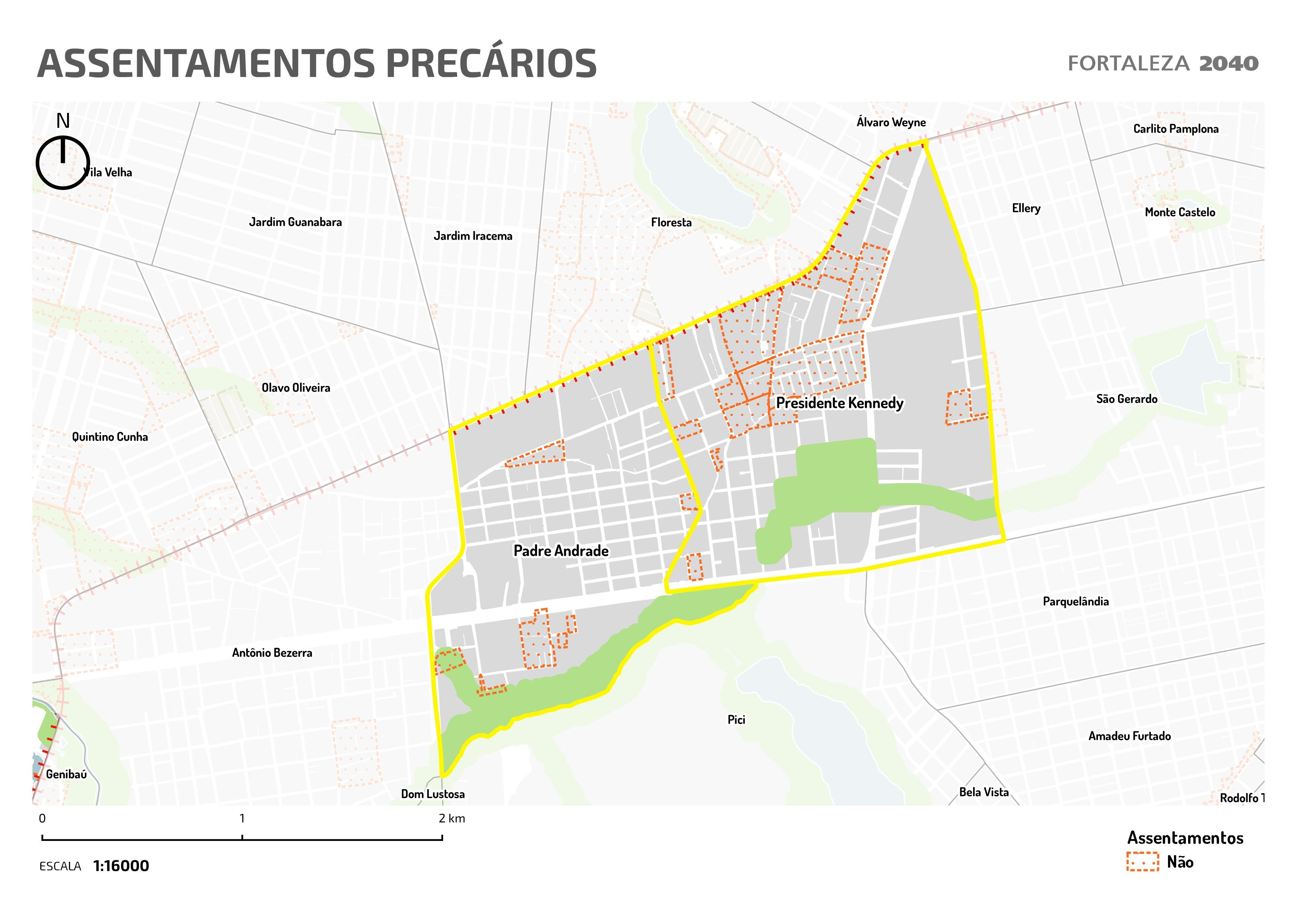 Fóruns Territoriais de Fortaleza - Mapa dos Fóruns Territoriais