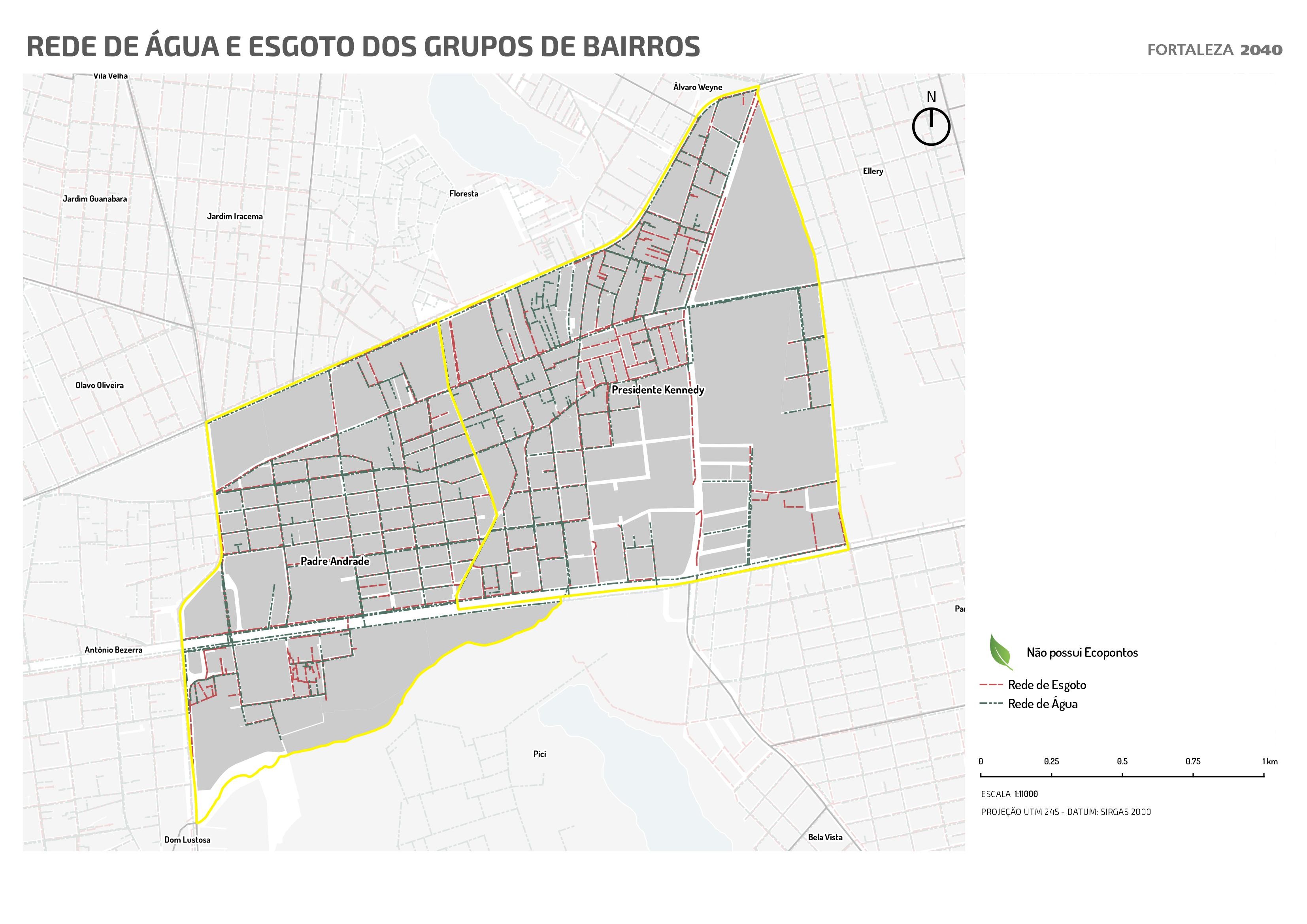 Fóruns Territoriais de Fortaleza - Mapa dos Fóruns Territoriais