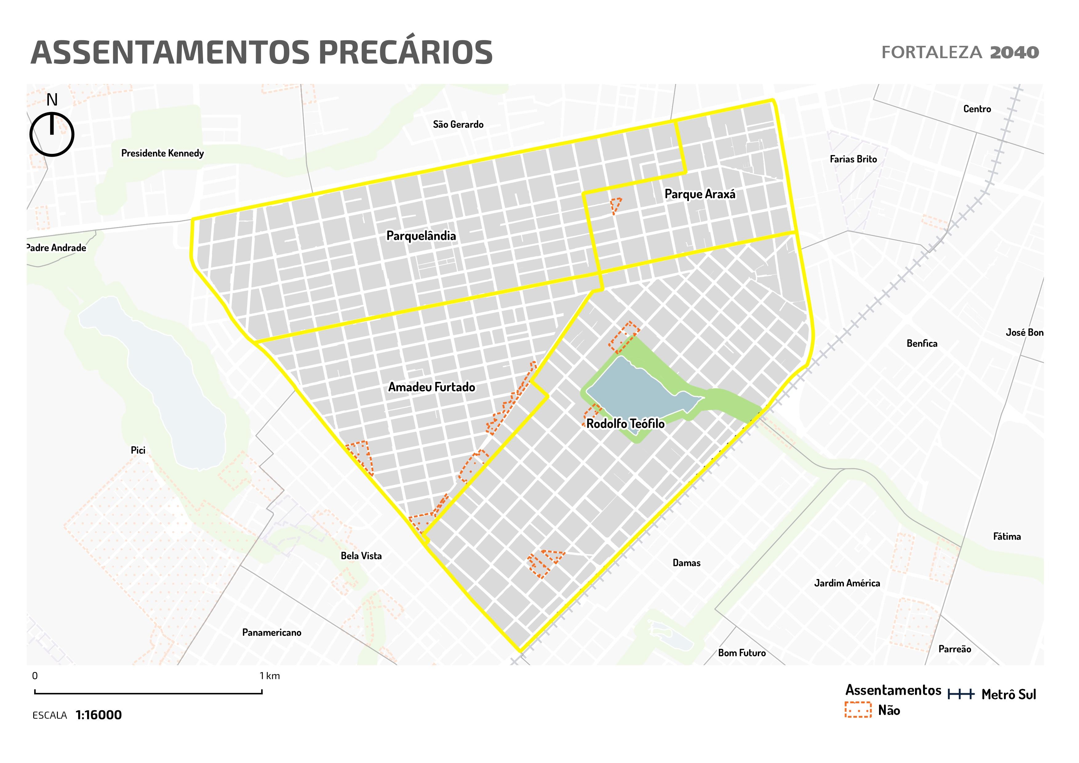 Fóruns Territoriais de Fortaleza - Mapa dos Fóruns Territoriais