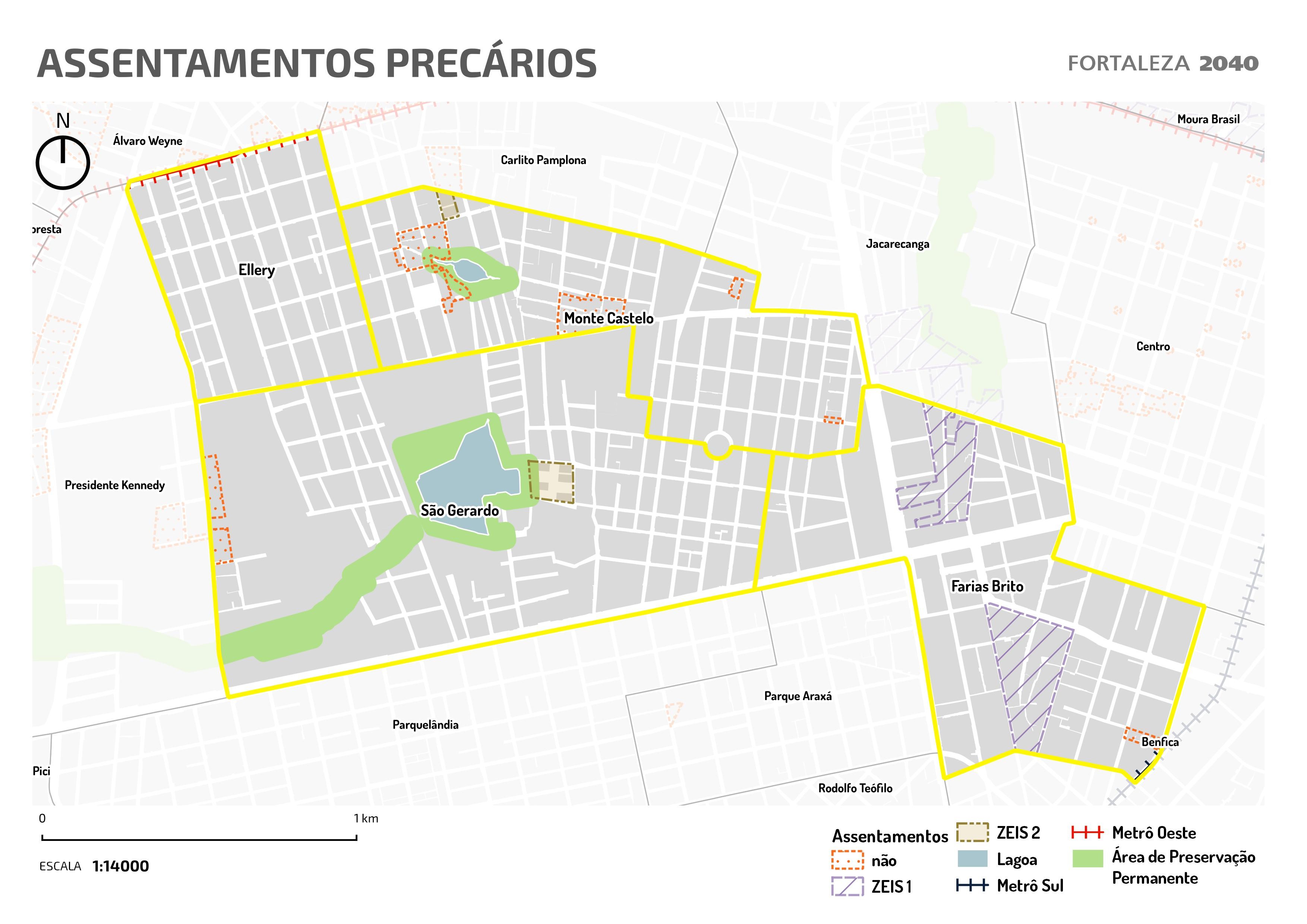 Fóruns Territoriais de Fortaleza - Mapa dos Fóruns Territoriais