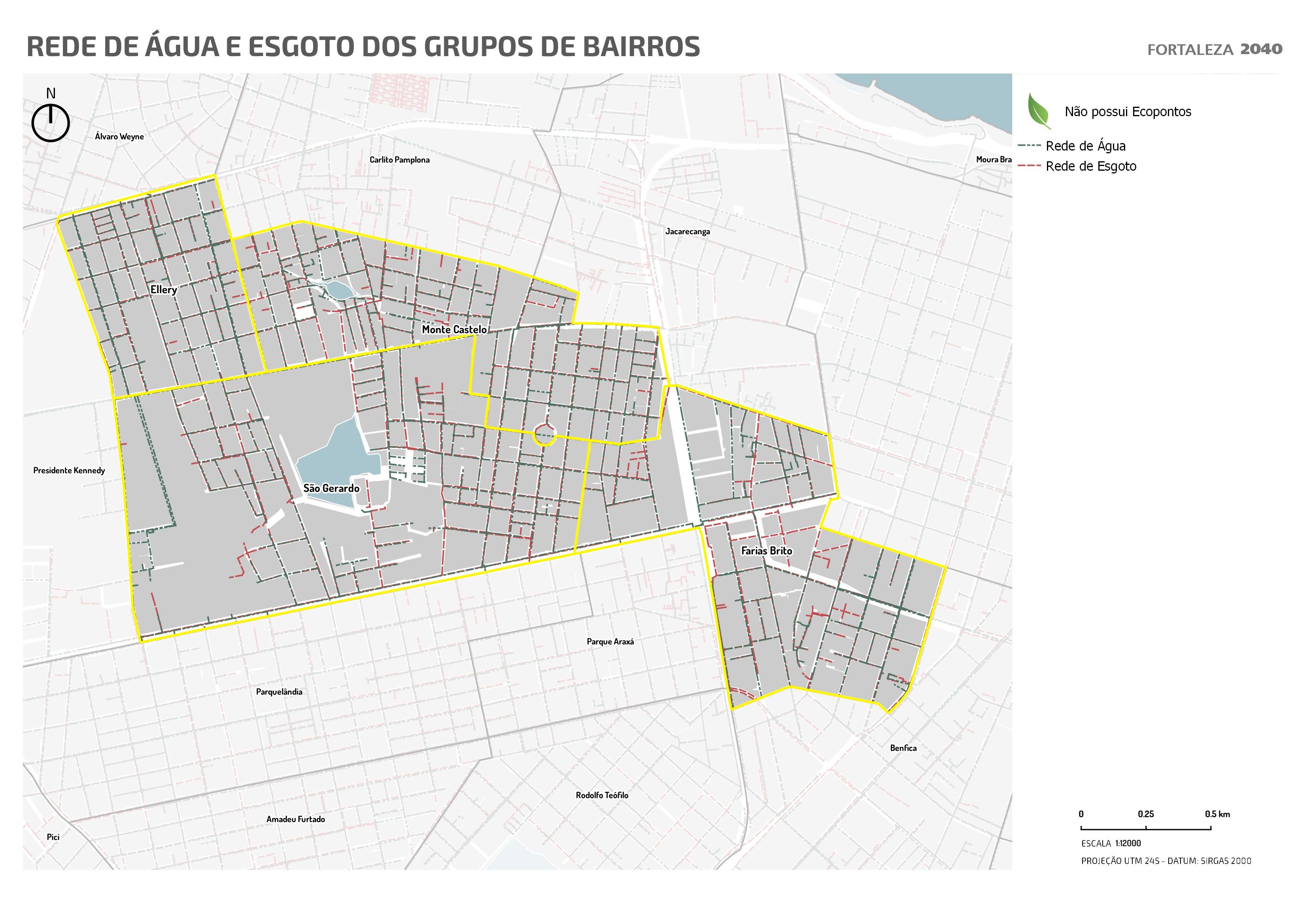 Fóruns Territoriais de Fortaleza - Mapa dos Fóruns Territoriais