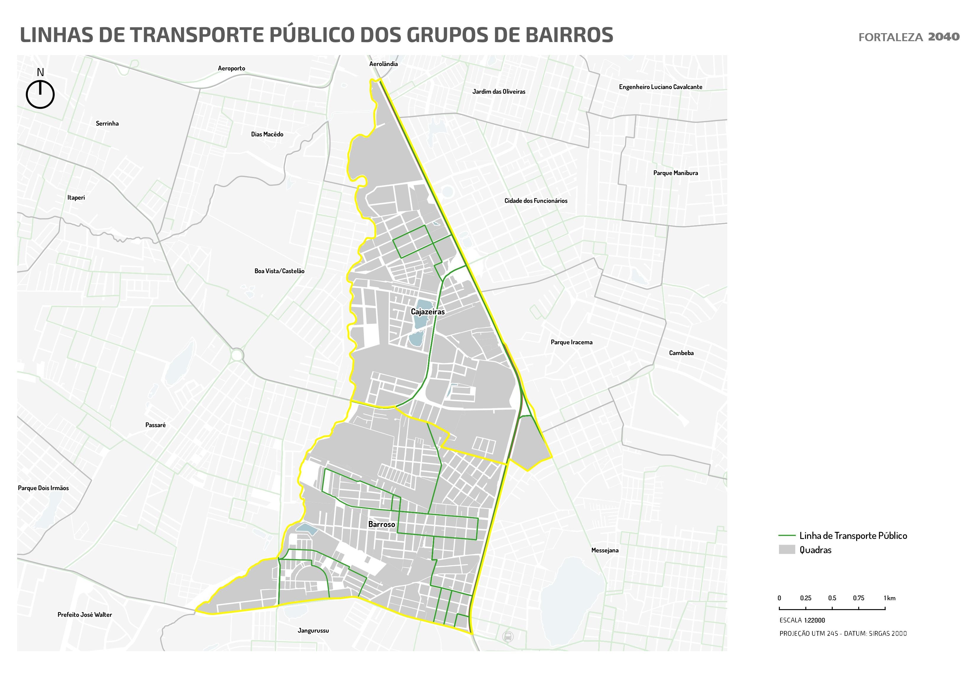 Fóruns Territoriais de Fortaleza - Mapa dos Fóruns Territoriais