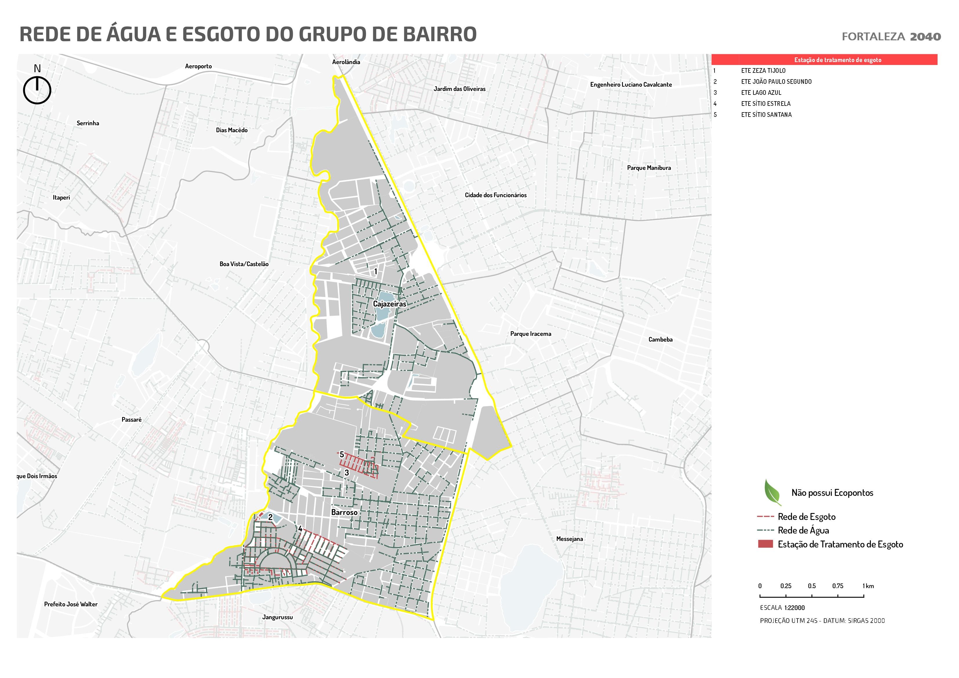 Fóruns Territoriais de Fortaleza - Mapa dos Fóruns Territoriais