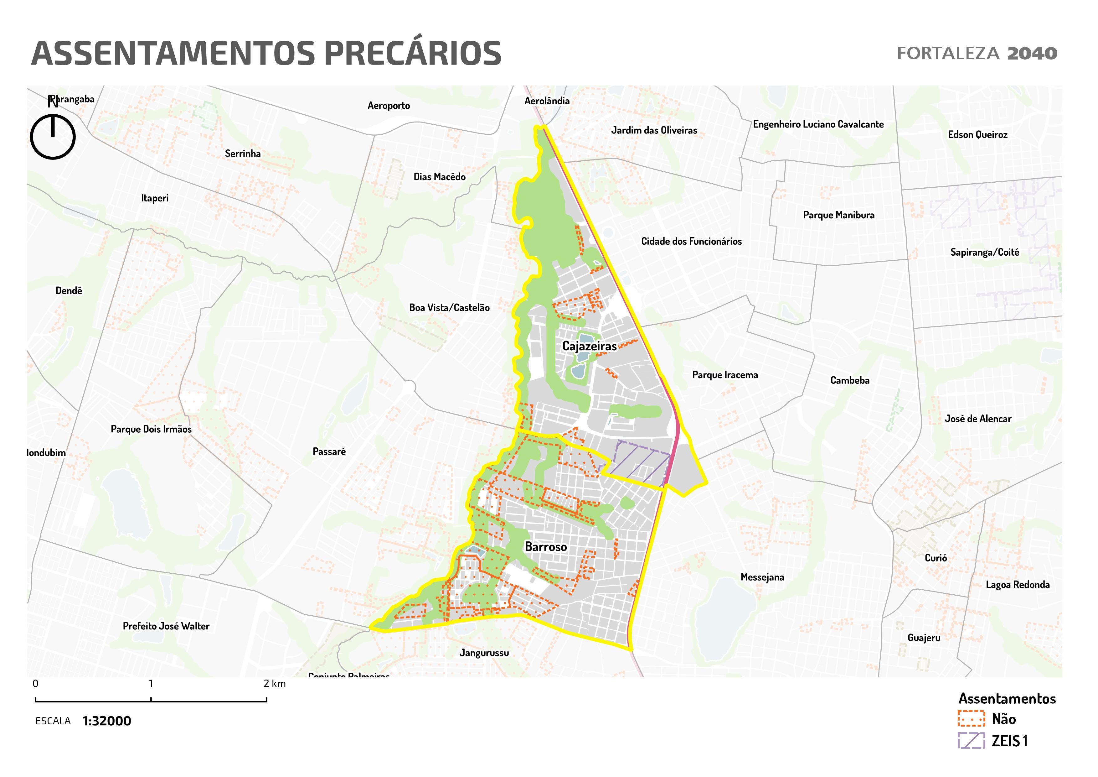 Fóruns Territoriais de Fortaleza - Mapa dos Fóruns Territoriais