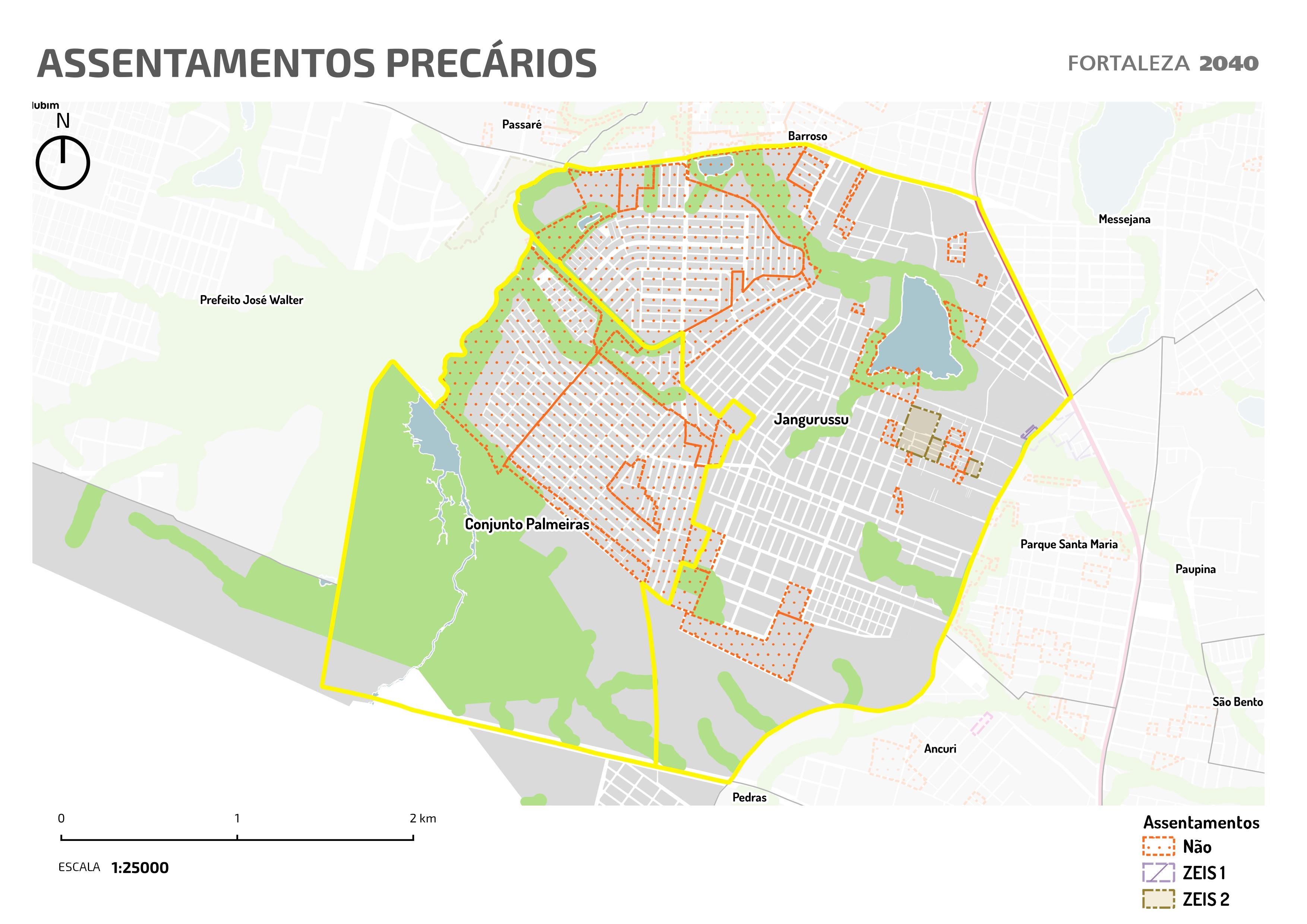 Fóruns Territoriais de Fortaleza - Mapa dos Fóruns Territoriais