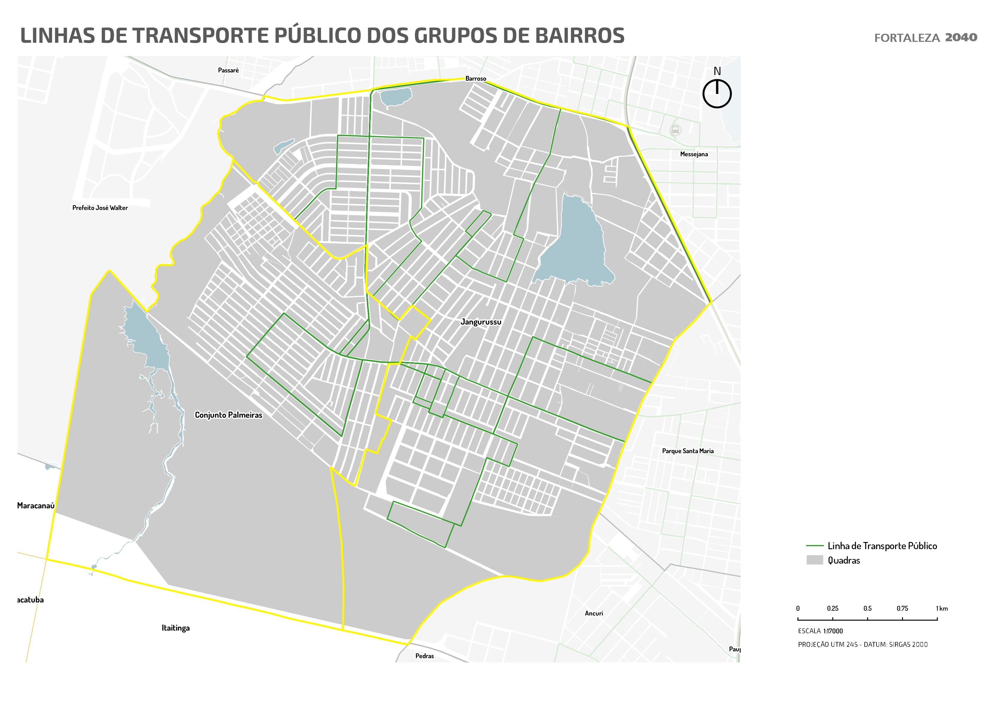 Fóruns Territoriais de Fortaleza - Mapa dos Fóruns Territoriais