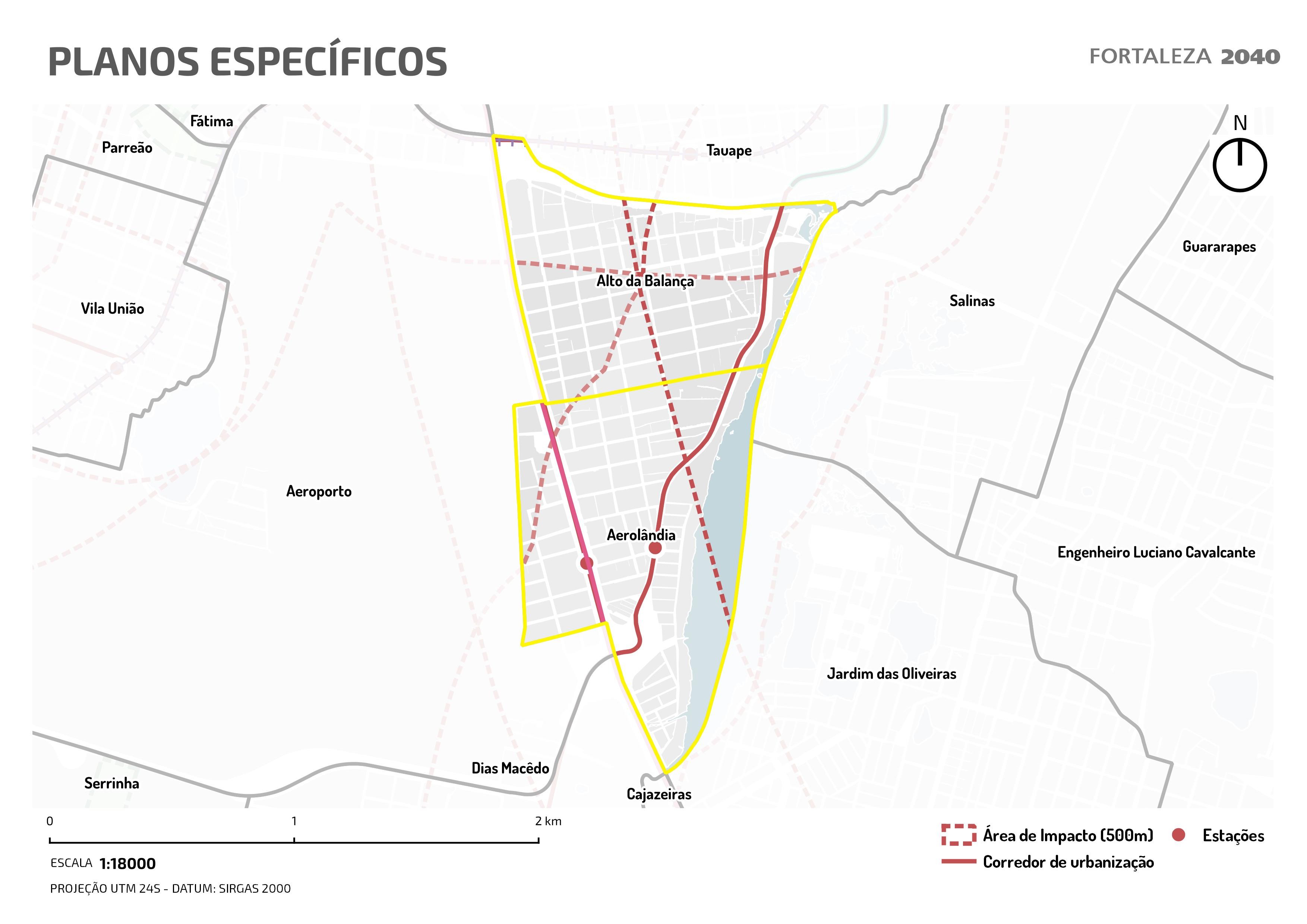 Fóruns Territoriais de Fortaleza - Mapa dos Fóruns Territoriais