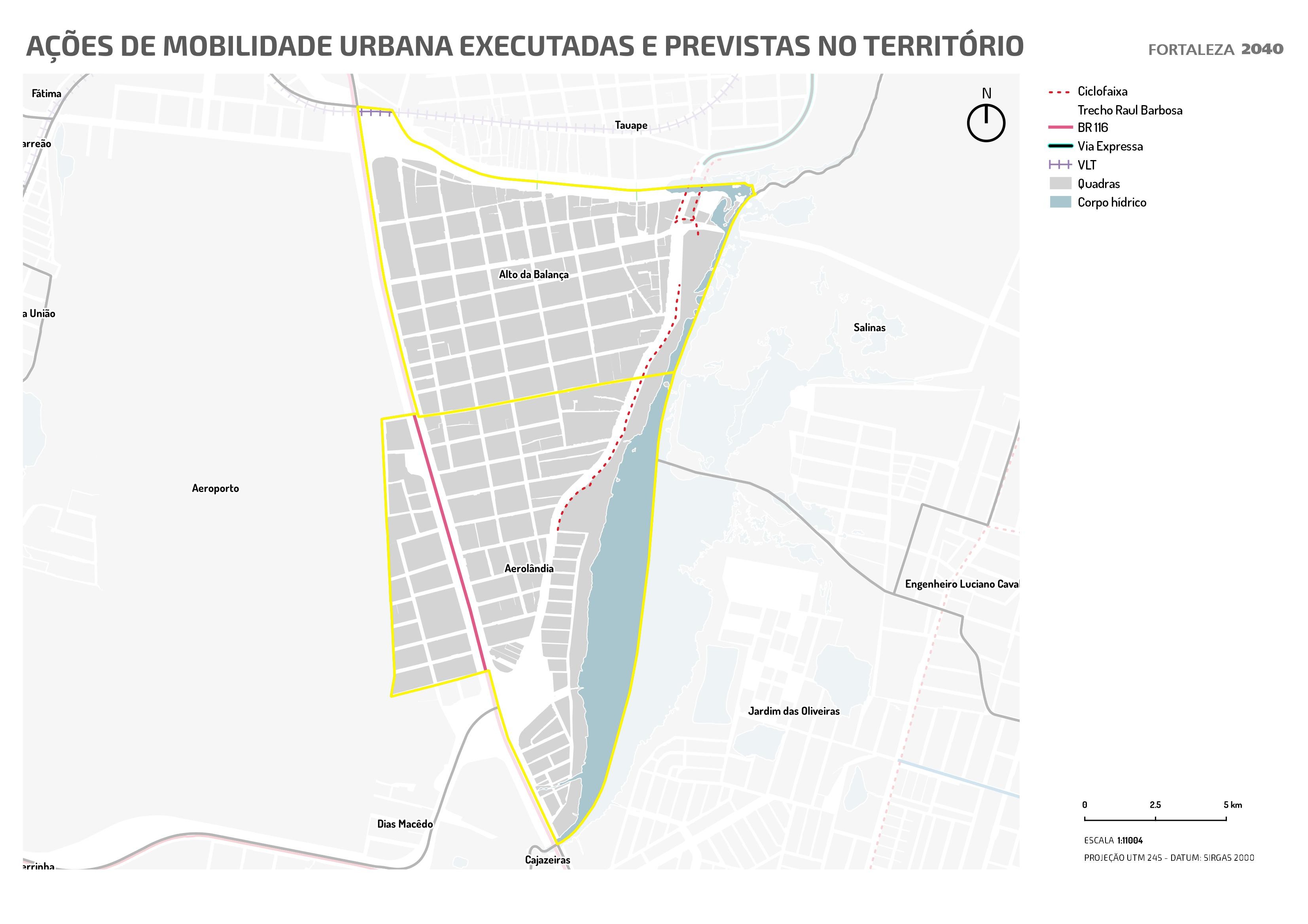 Fóruns Territoriais de Fortaleza - Mapa dos Fóruns Territoriais