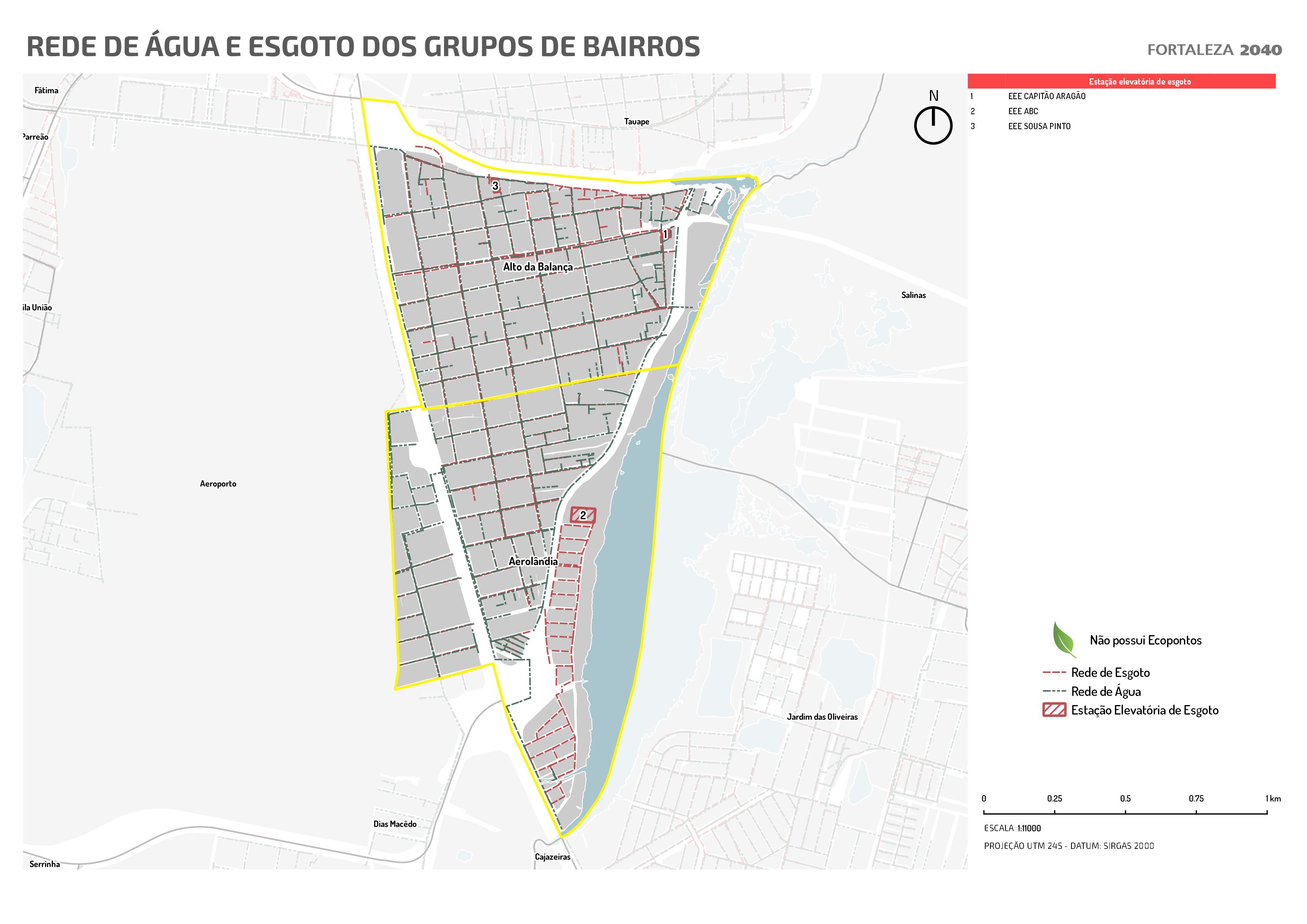 Fóruns Territoriais de Fortaleza - Mapa dos Fóruns Territoriais