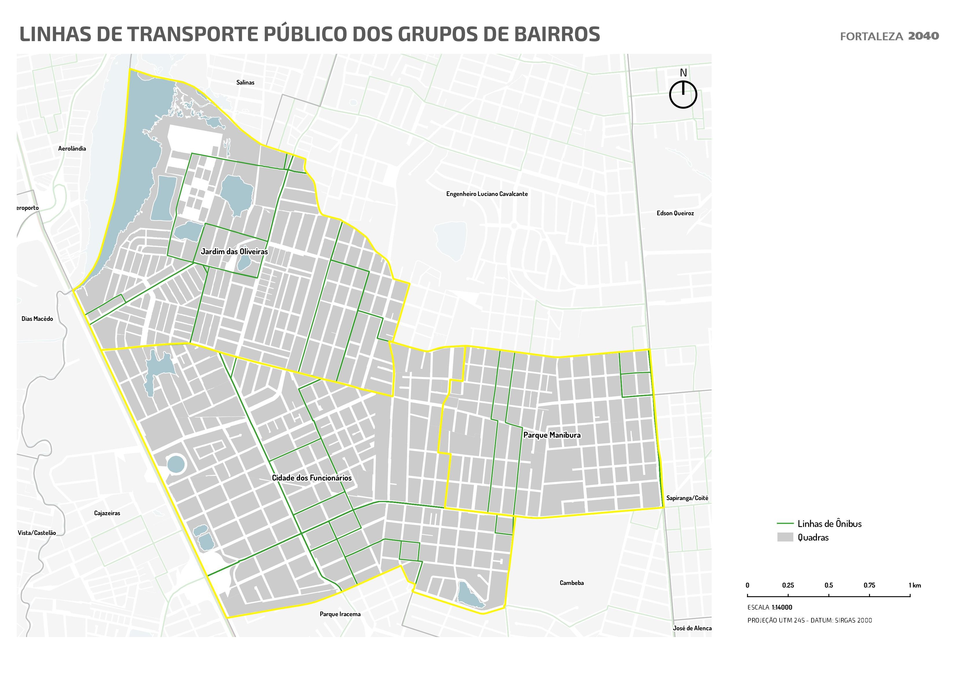 Fóruns Territoriais de Fortaleza - Mapa dos Fóruns Territoriais