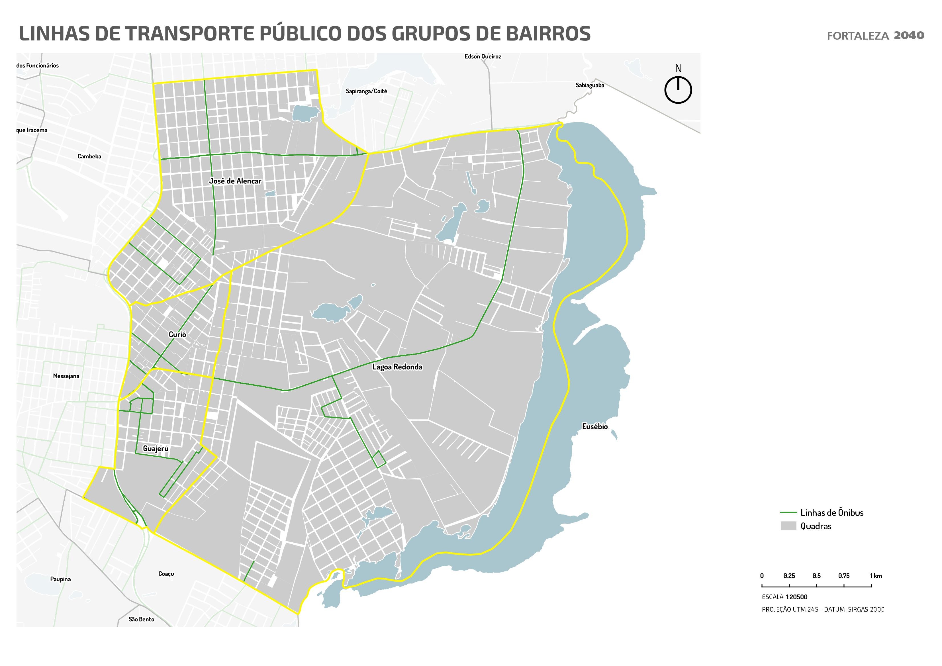 Fóruns Territoriais de Fortaleza - Mapa dos Fóruns Territoriais