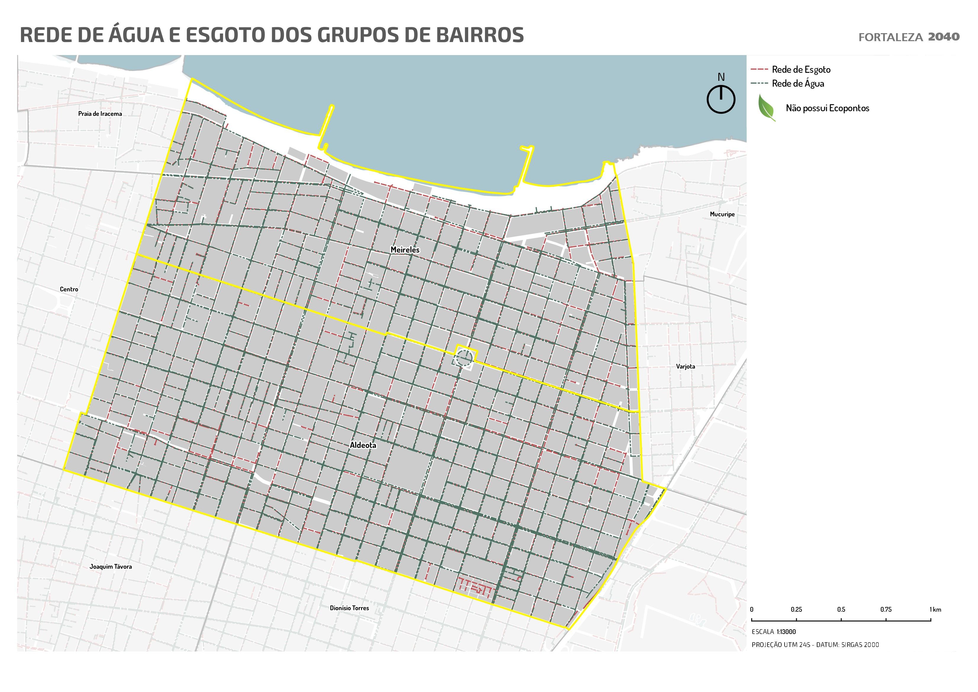 Fóruns Territoriais de Fortaleza - Mapa dos Fóruns Territoriais