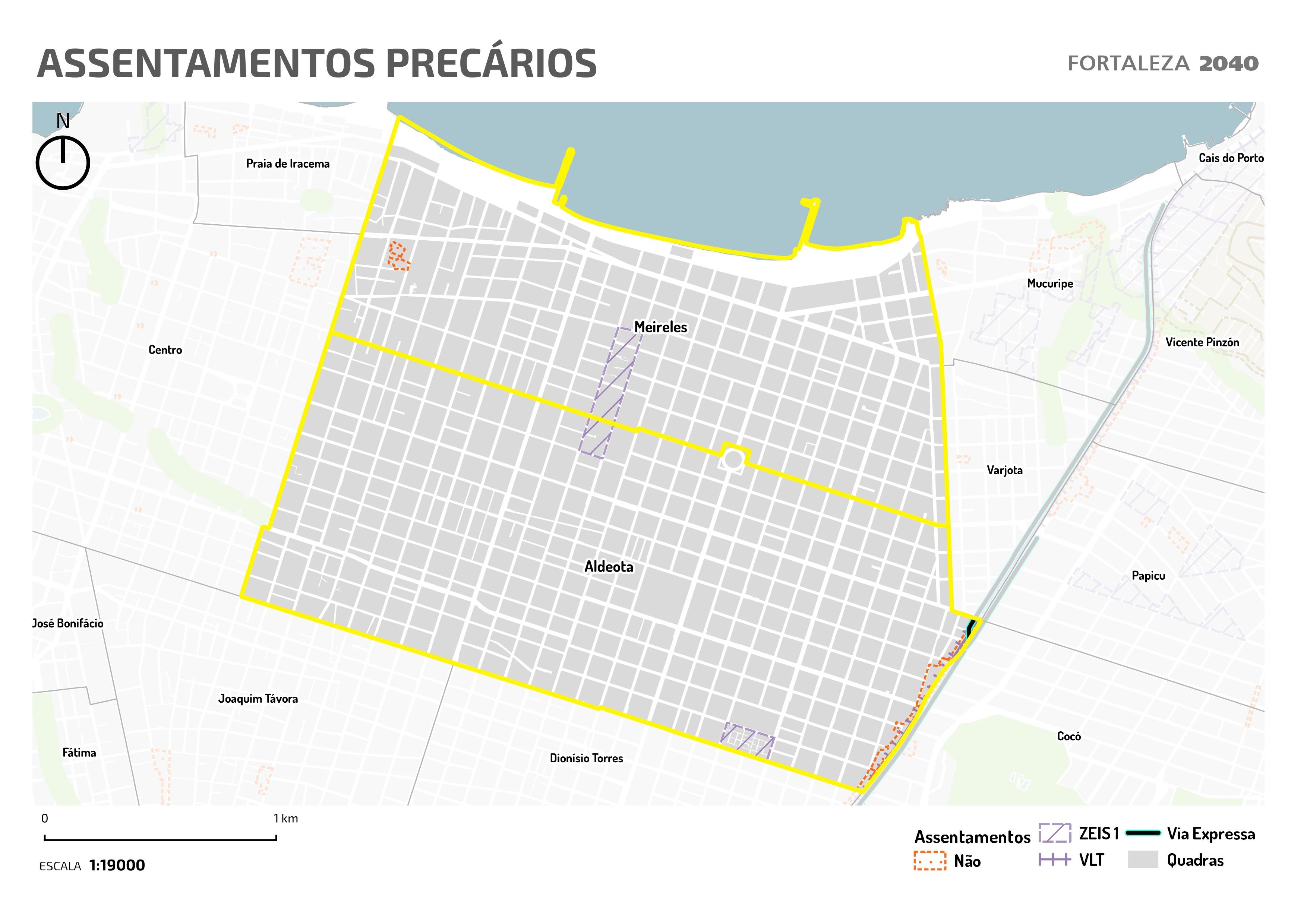 Fóruns Territoriais de Fortaleza - Mapa dos Fóruns Territoriais