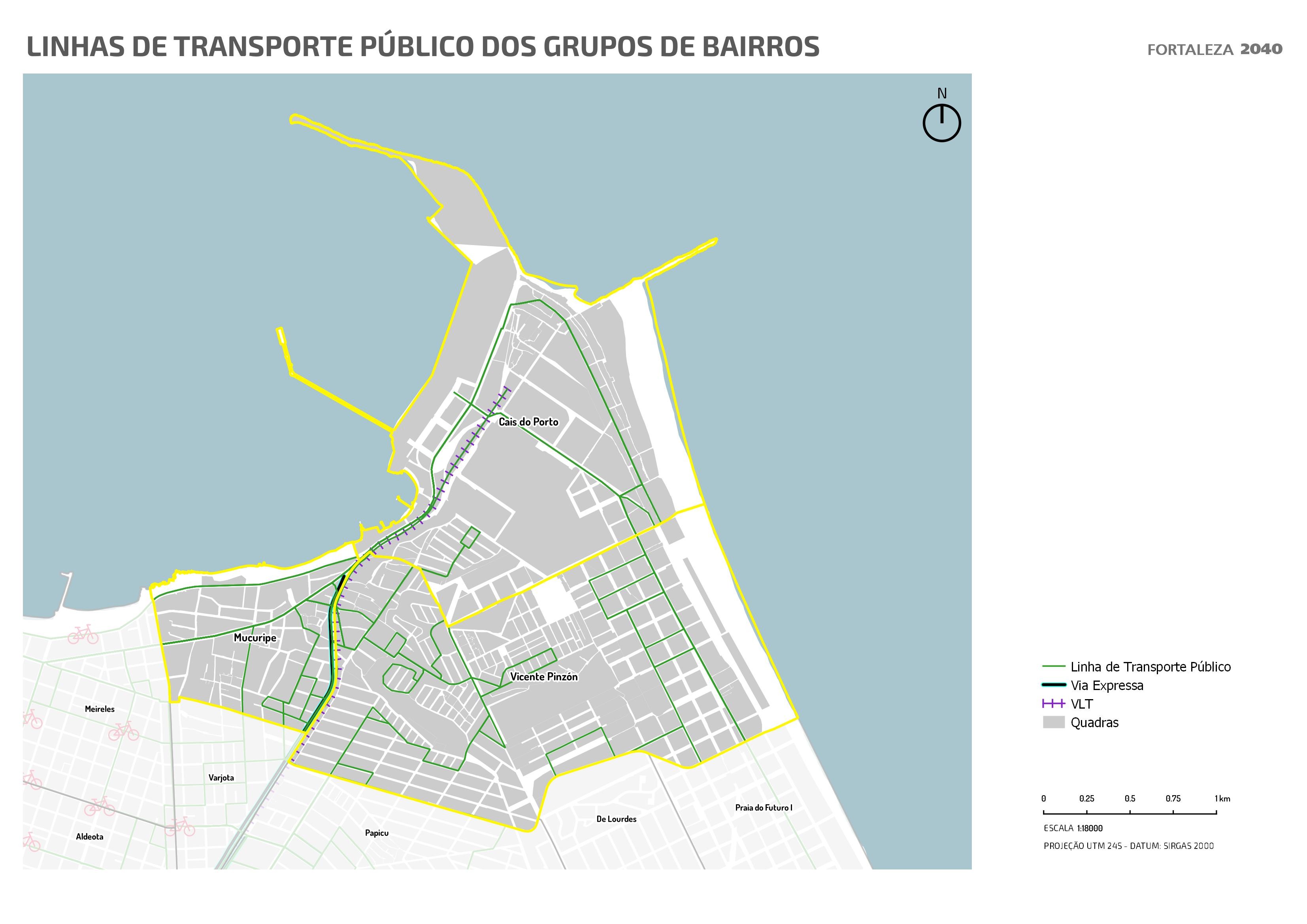 Fóruns Territoriais de Fortaleza - Mapa dos Fóruns Territoriais