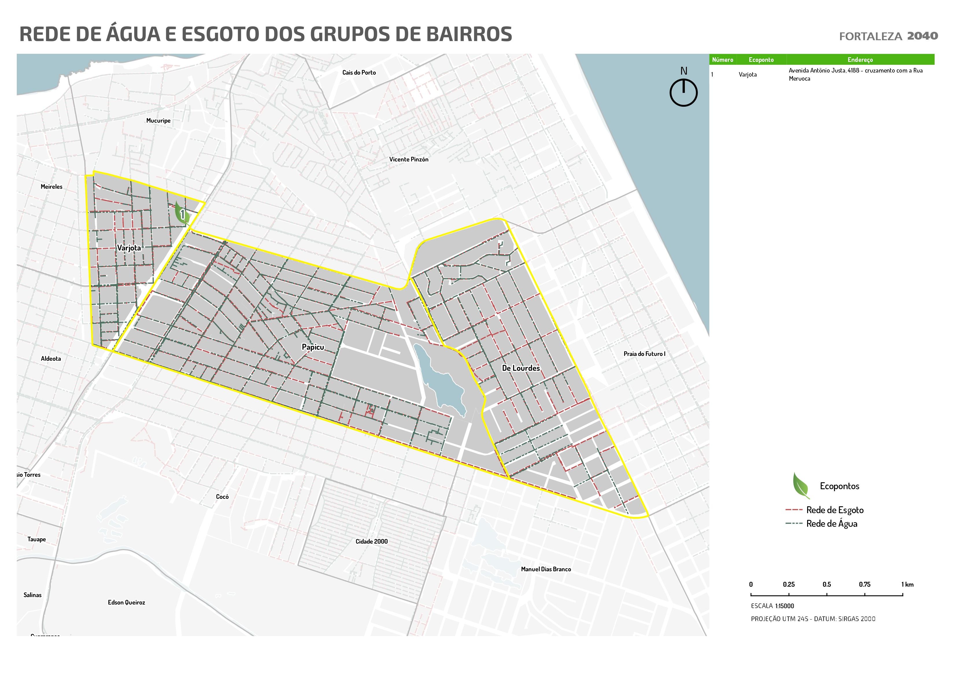 Fóruns Territoriais de Fortaleza - Mapa dos Fóruns Territoriais