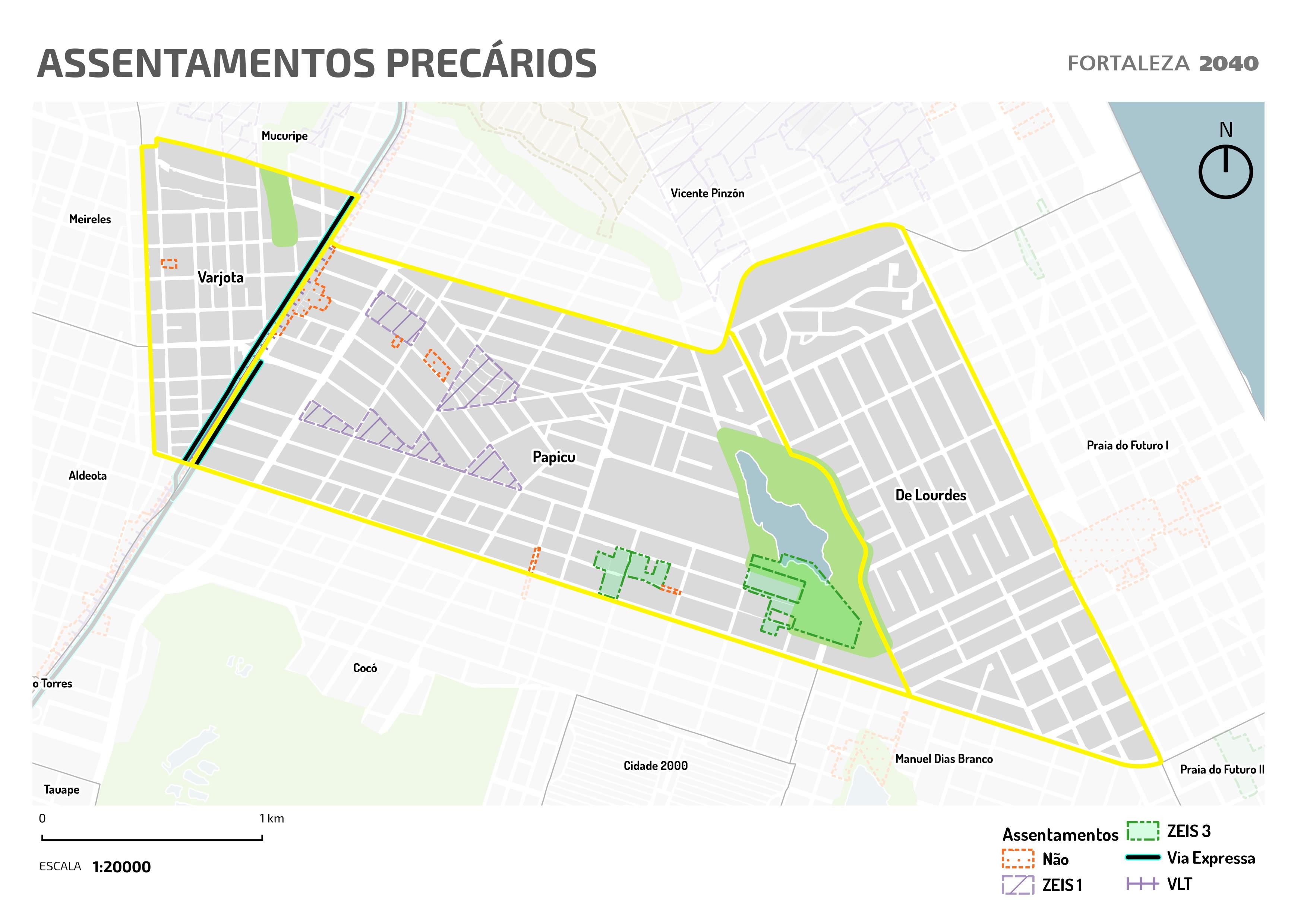 Fóruns Territoriais de Fortaleza - Mapa dos Fóruns Territoriais