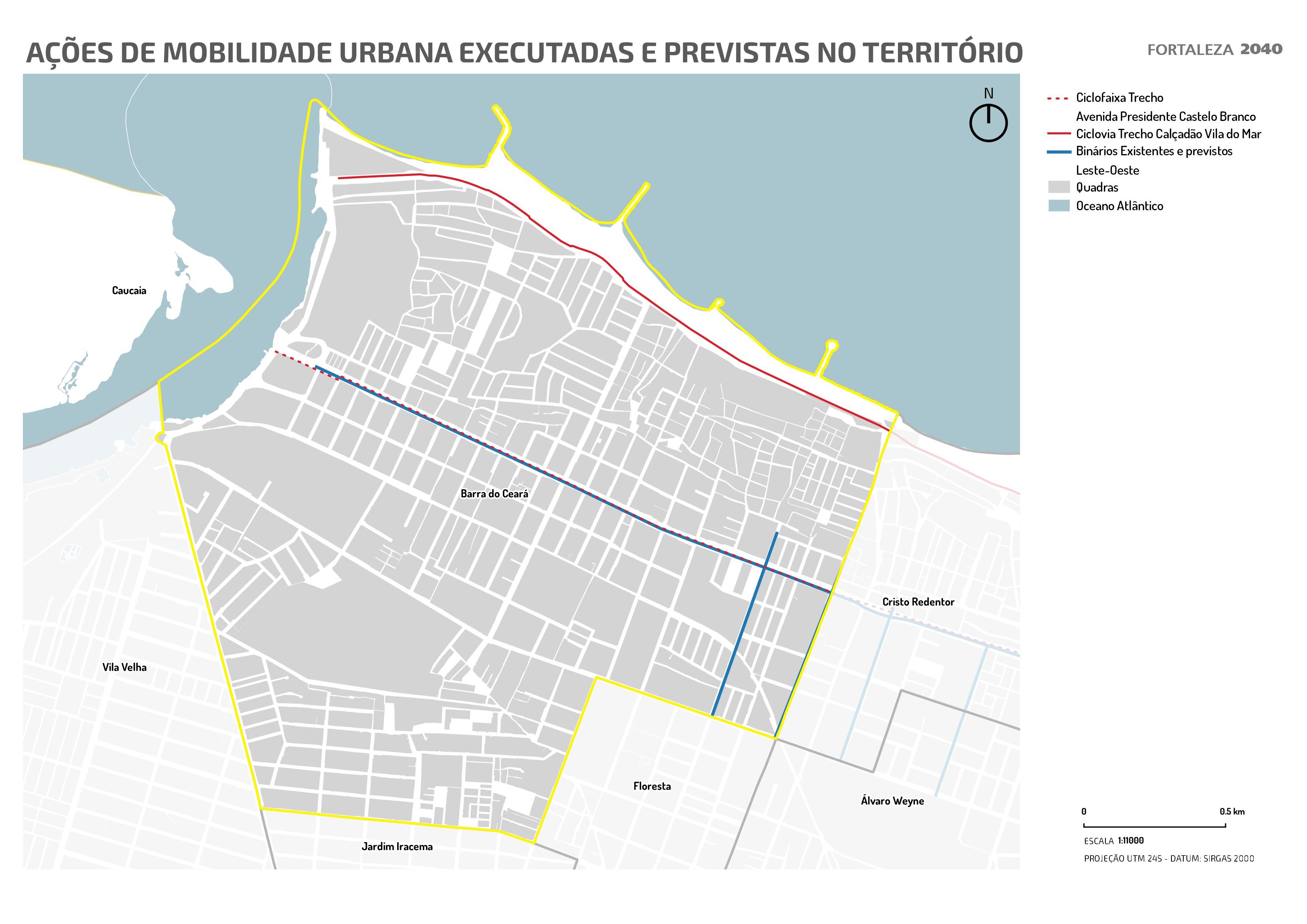 Fóruns Territoriais de Fortaleza - Mapa dos Fóruns Territoriais