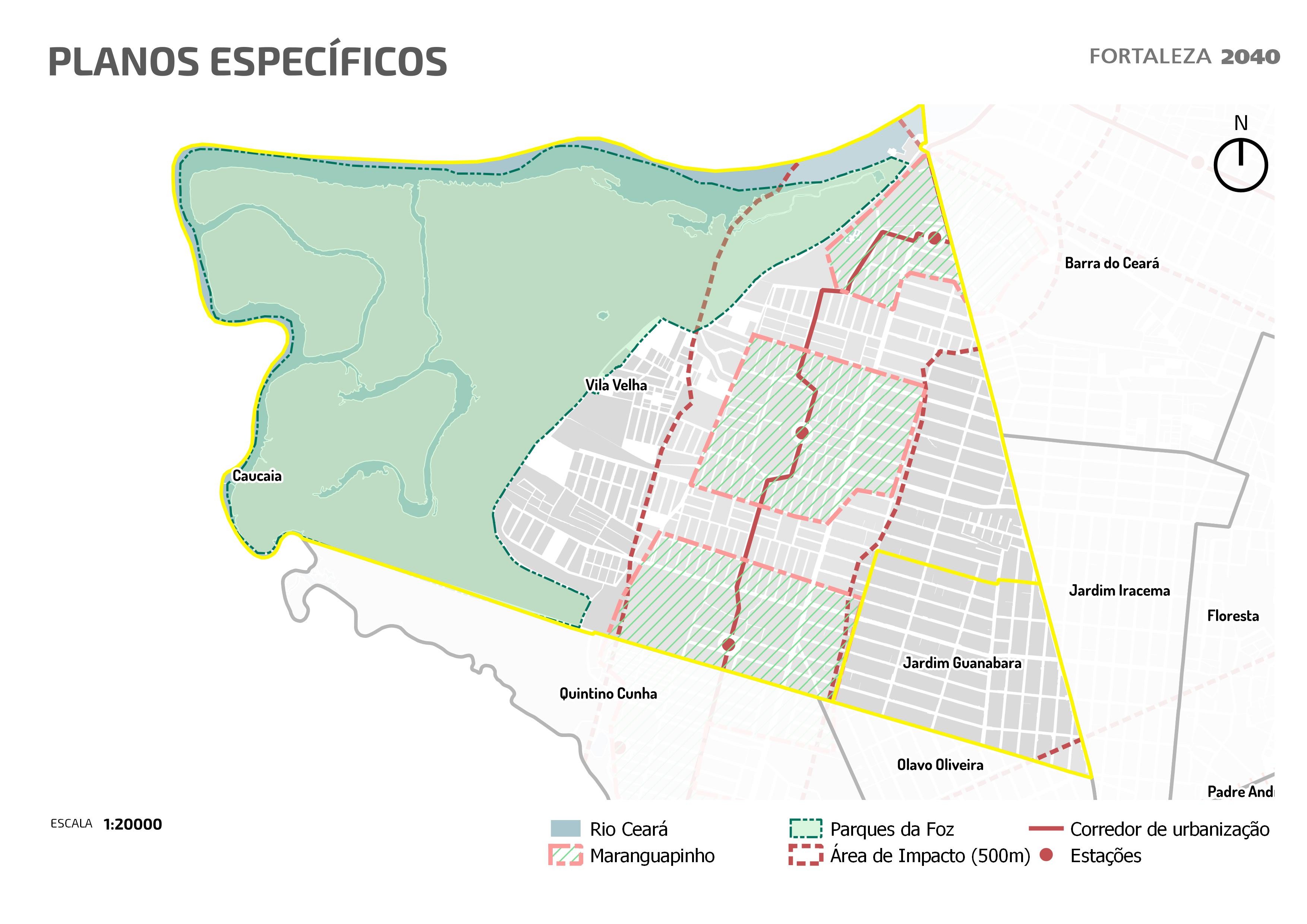 Fóruns Territoriais de Fortaleza - Mapa dos Fóruns Territoriais