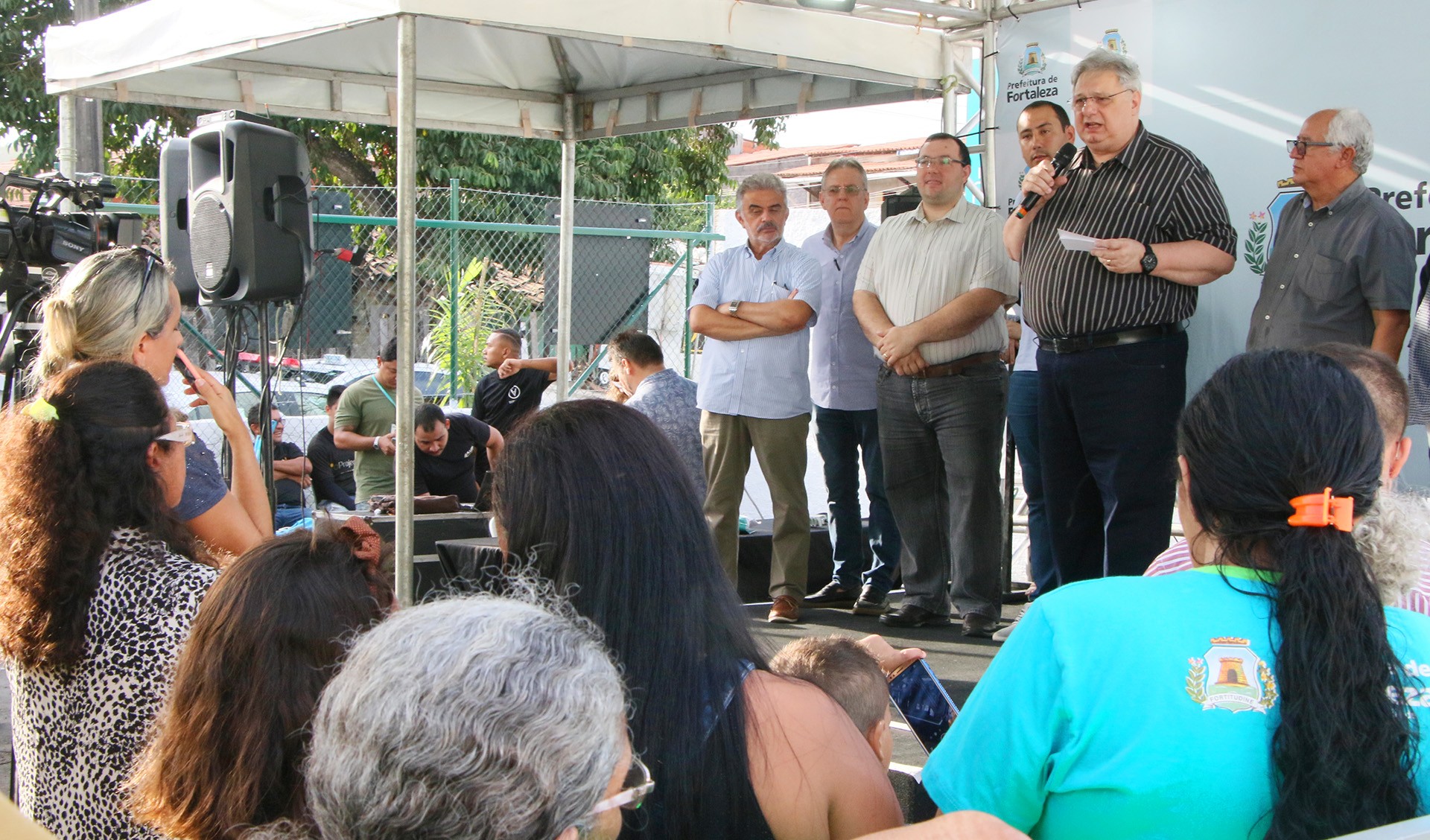 Fóruns Territoriais de Fortaleza - Fórun Territorial Cajazeiras e Barroso - Prefeito em exercício Moroni Torgan inaugura 69º Ecoponto no Barroso