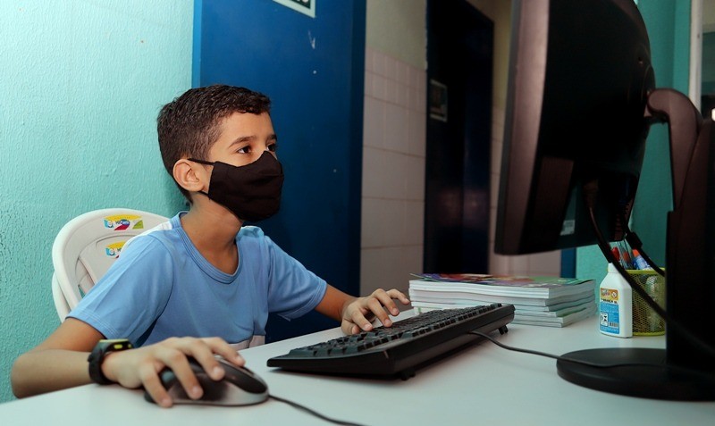 Fóruns Territoriais de Fortaleza - Fórun Territorial Parquelândia, Parque Araxá, Amadeu Furtado e Rodolfo Teófilo - Escola municipal utiliza blog para integrar atividades durante o ensino remoto