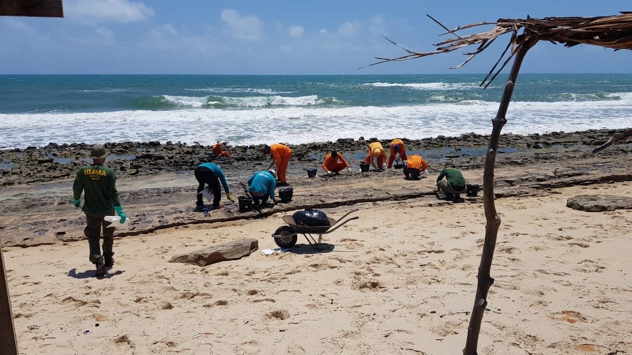 Fóruns Territoriais de Fortaleza - Fórun Territorial Praia da Futuro I e Praia do Futuro II - Prefeitura de Fortaleza realiza ação emergencial para retirada de óleo das praias da Cidade