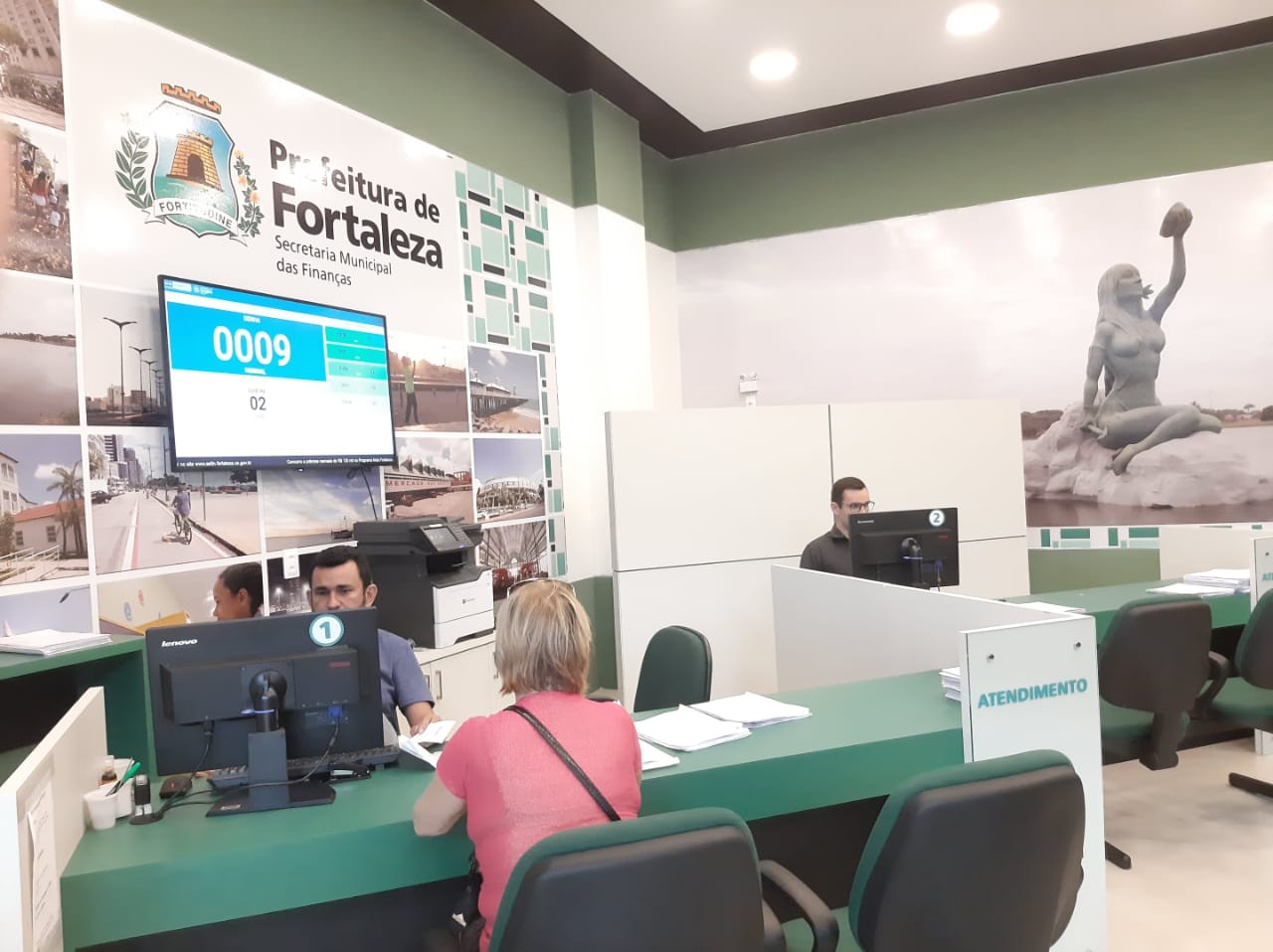 Fóruns Territoriais de Fortaleza - Fórun Territorial Cambeba, Parque Iracema e Messejana - Prefeitura de Fortaleza inaugura Núcleo de Acolhimento da Sefin no Grand Shopping Messejana