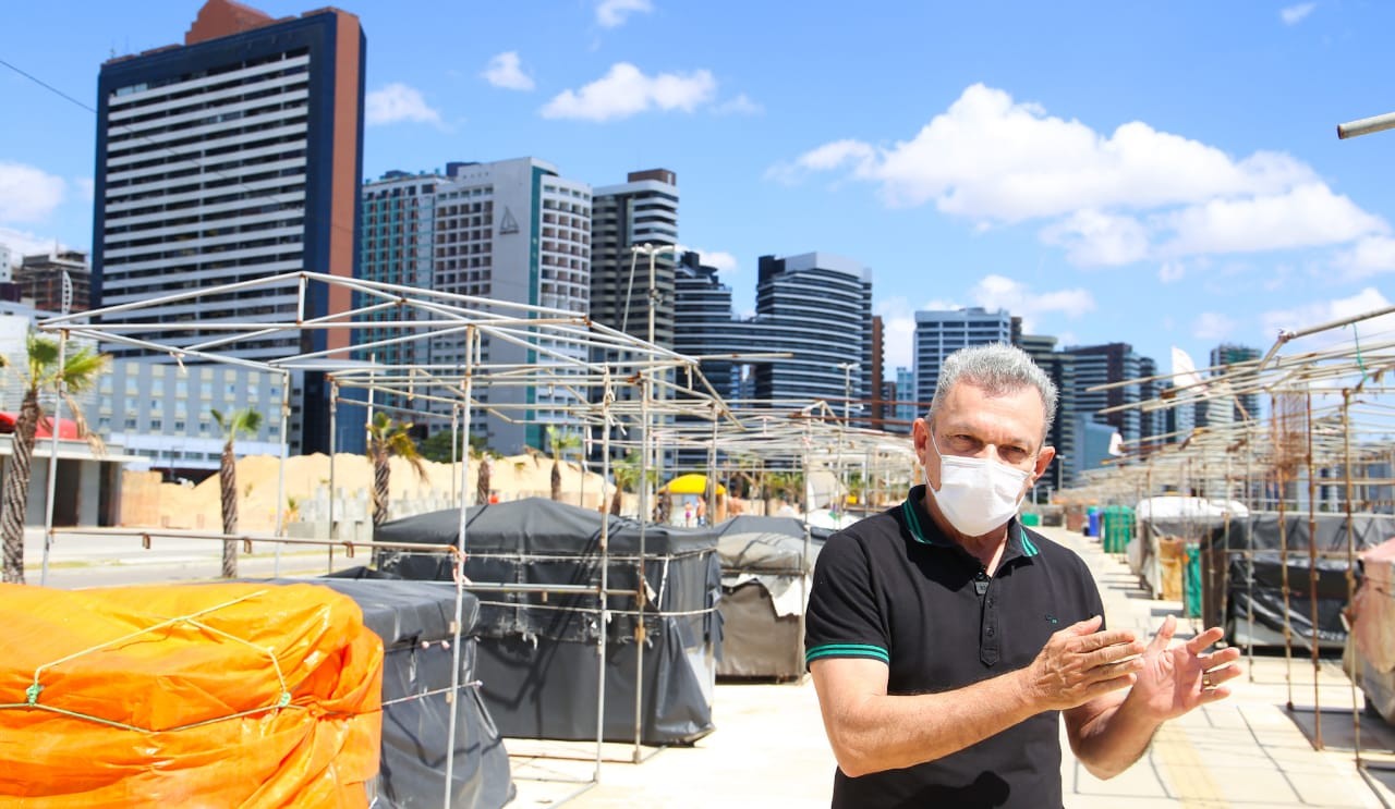 Fóruns Territoriais de Fortaleza - Fórun Territorial Aldeota, Meireles - Prefeitura autoriza reabertura do Polo de Artesanato da Beira-Mar com 50% dos boxes funcionando por dia