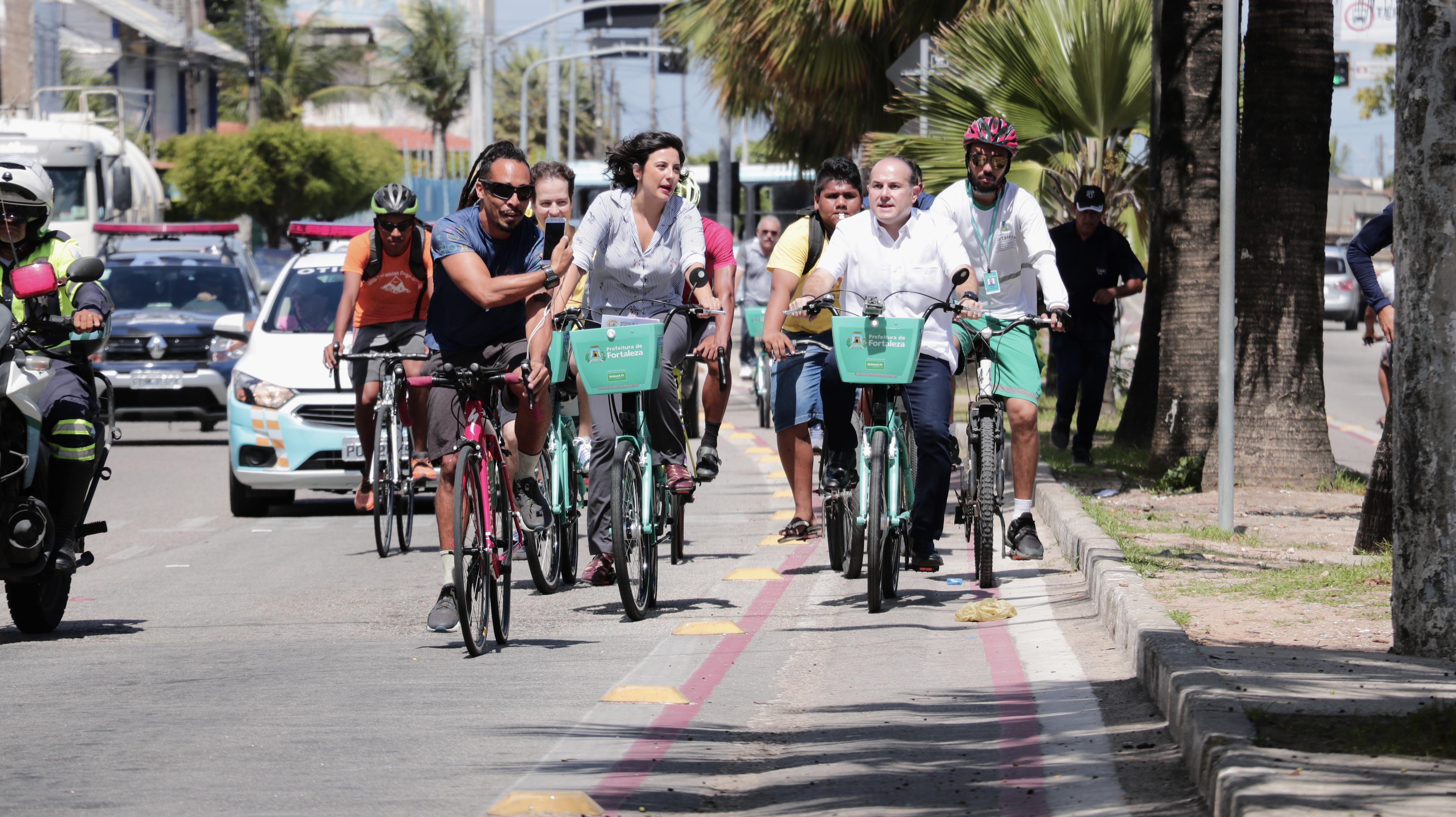 Fóruns Territoriais de Fortaleza - Fórun Territorial Barra do Ceará - Prefeito Roberto Cláudio inaugura lote com 10 novas estações do Bicicletar na Regional I