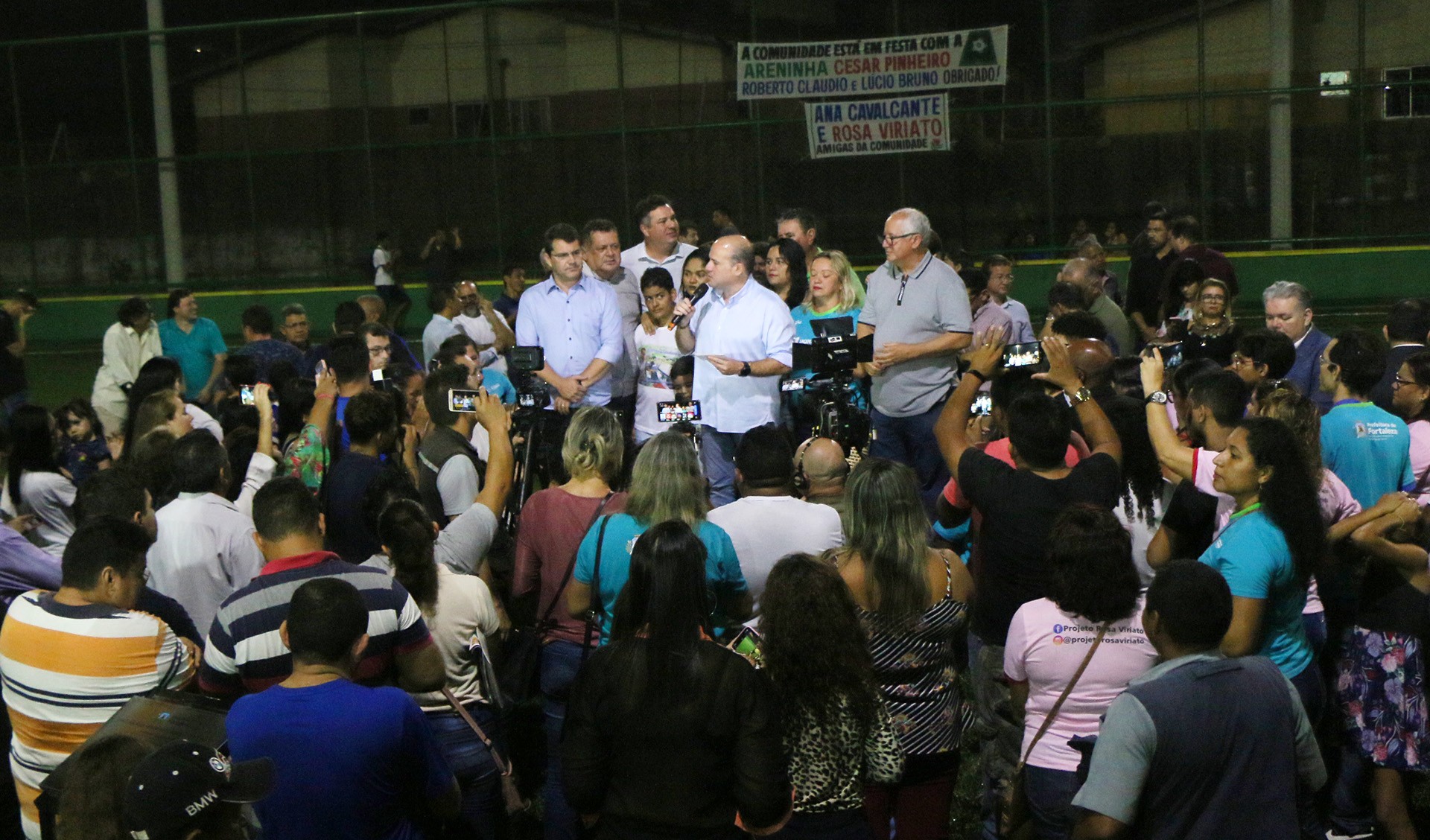 Fóruns Territoriais de Fortaleza - Fórun Territorial Conjunto Palmeiras e Jangurussu - Prefeito Roberto Cláudio inaugura 19ª Mini Areninha da Capital