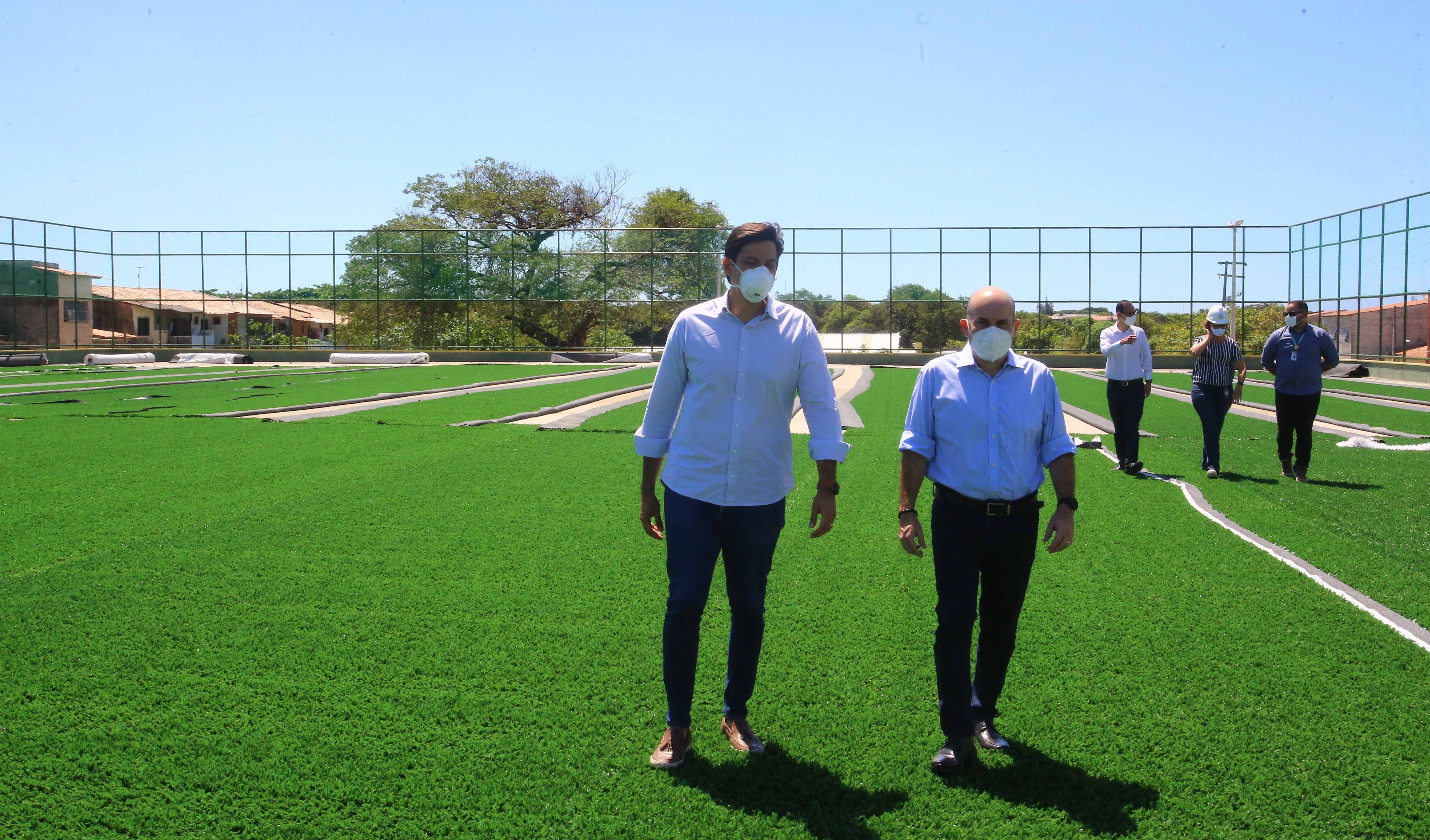 Fóruns Territoriais de Fortaleza - Fórun Territorial Serrinha, Itaperi e Dendê - Prefeito Roberto Cláudio acompanha obras em equipamentos de lazer na Regional IV