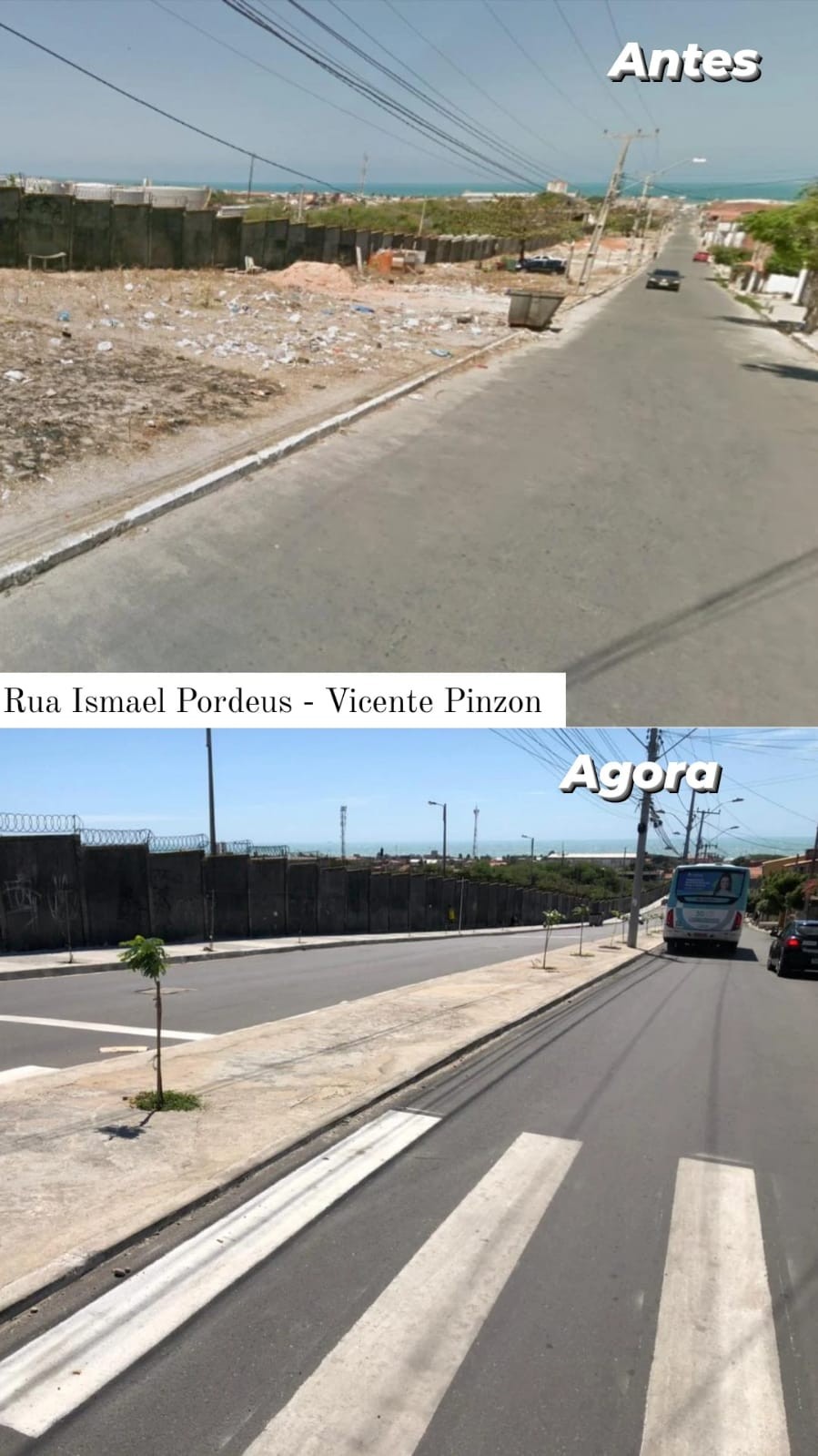 Fóruns Territoriais de Fortaleza - Fórun Territorial Vicente Pinzon, Cais do Porto e Mucuripe - Prefeitura finaliza obras de requalificação viária na rua Ismael Pordeus