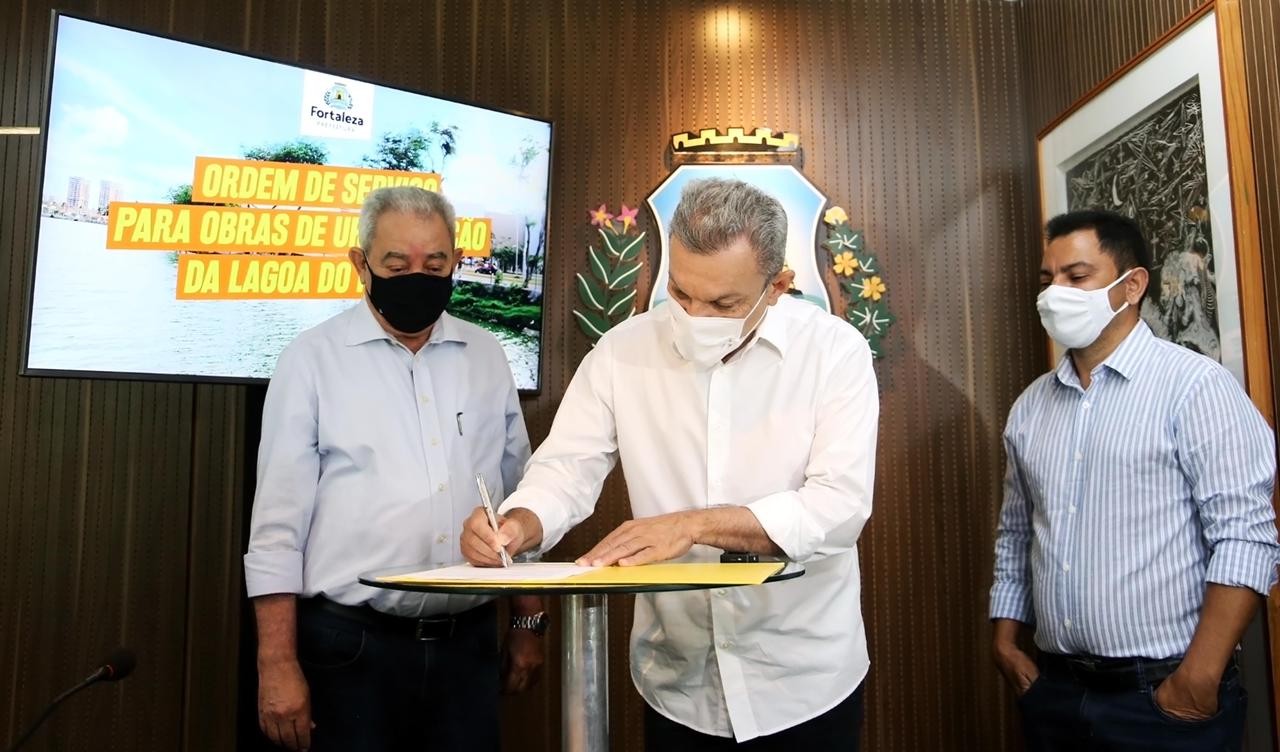 Fóruns Territoriais de Fortaleza - Fórun Territorial Papicu, Varjota e De Lourdes - Prefeito assina ordem de serviço das obras de urbanização da Lagoa do Papicu nesta segunda-feira (19/07)